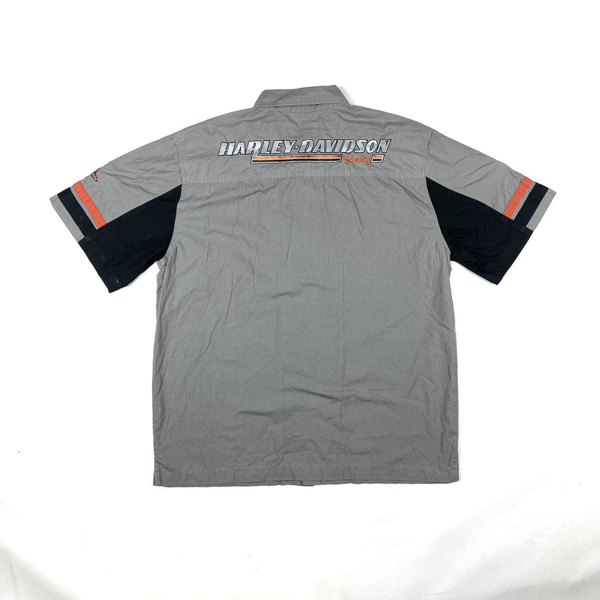 Harley Davidson Harley Davidson Y2K Vintage Avant Garde Shirt Size: L Size US L / EU 52-54 / 3 - 2 Thumbnail