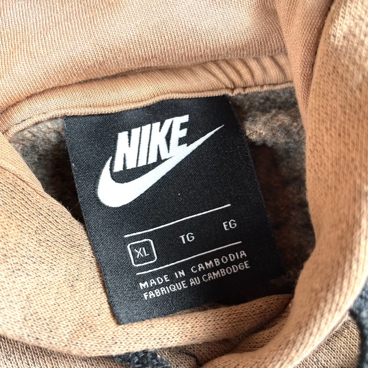 Nike × Vintage Nike Vintage Y2K Brown Hoodie Size: XL Size US XL / EU 56 / 4 - 7 Thumbnail