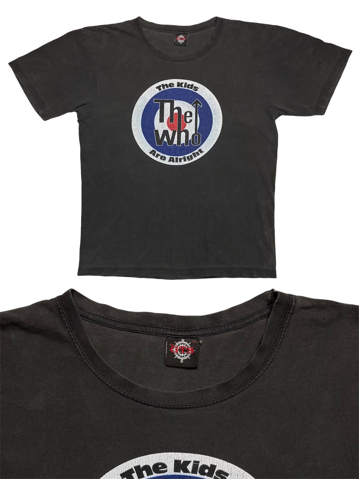 Band Tees × Vintage Vintage 90s The Who Band Shirt The kid ENGLAND ska skinhead Size US M / EU 48-50 / 2 - 1 Thumbnail