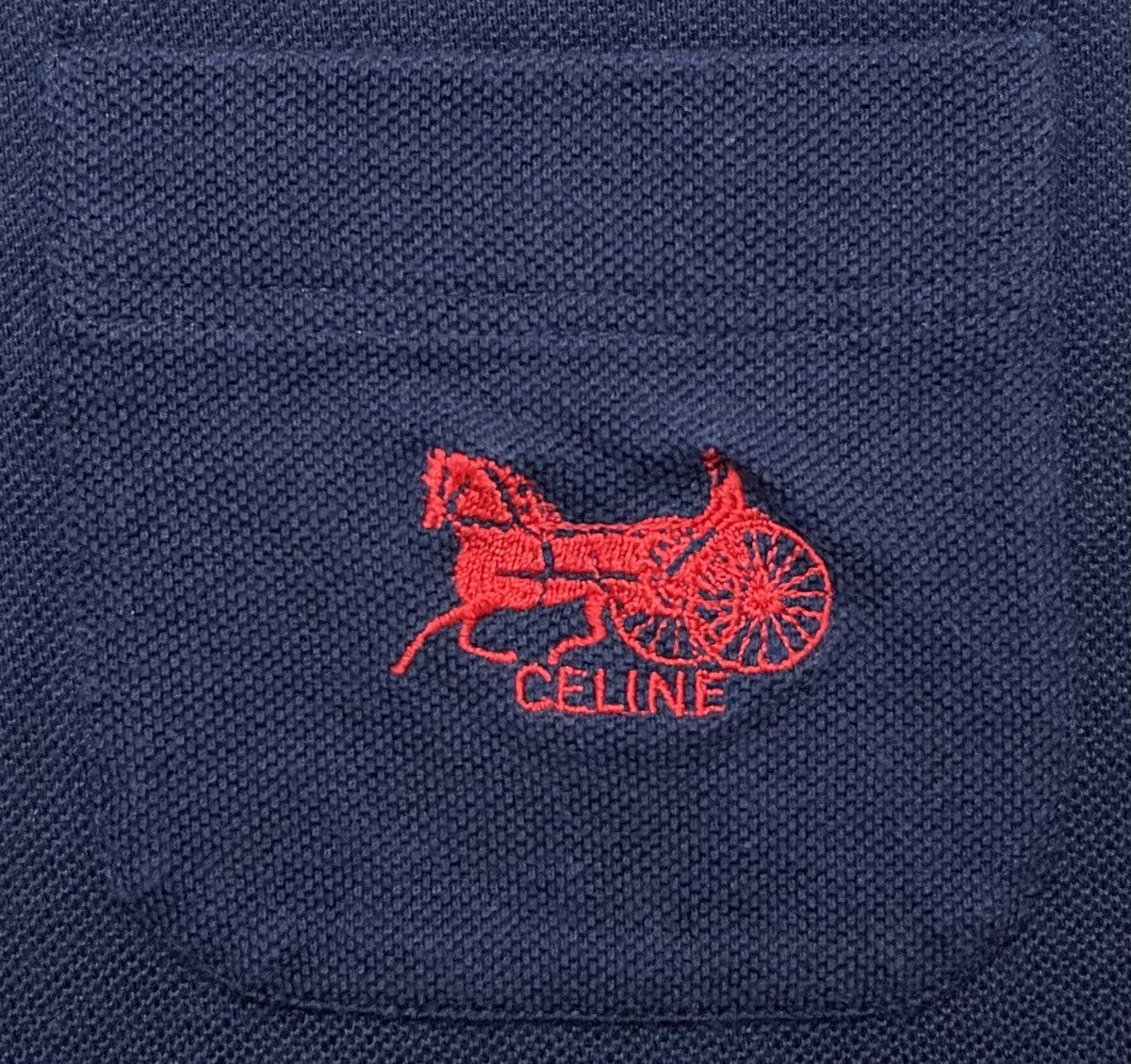 Celine Vintage Celine 90s embroidery shirt polo designer Size US M / EU 48-50 / 2 - 9 Thumbnail