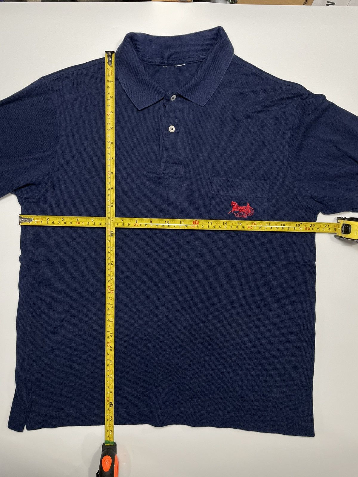 Celine Vintage Celine 90s embroidery shirt polo designer Size US M / EU 48-50 / 2 - 12 Thumbnail