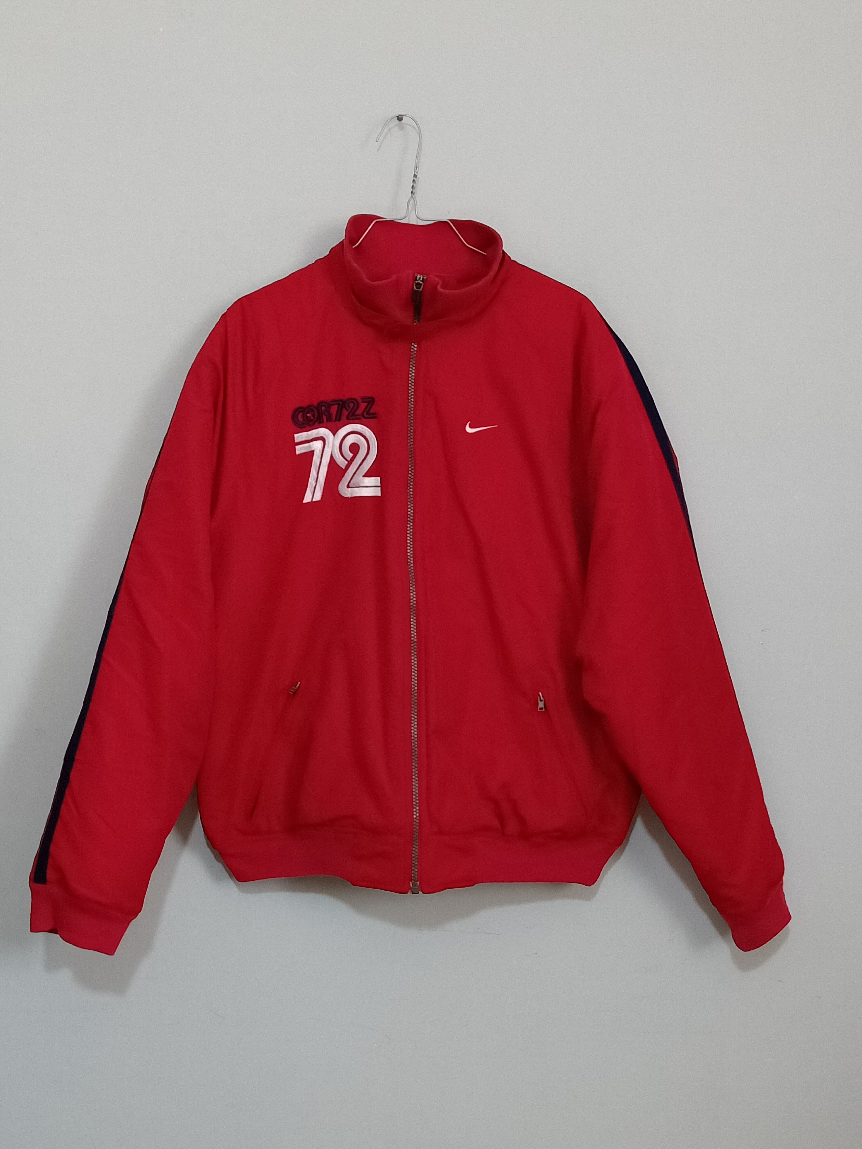Nike × Vintage Vintage Nike baseball bomber jacket Red puffer COR72Z Size US M / EU 48-50 / 2 - 11 Thumbnail