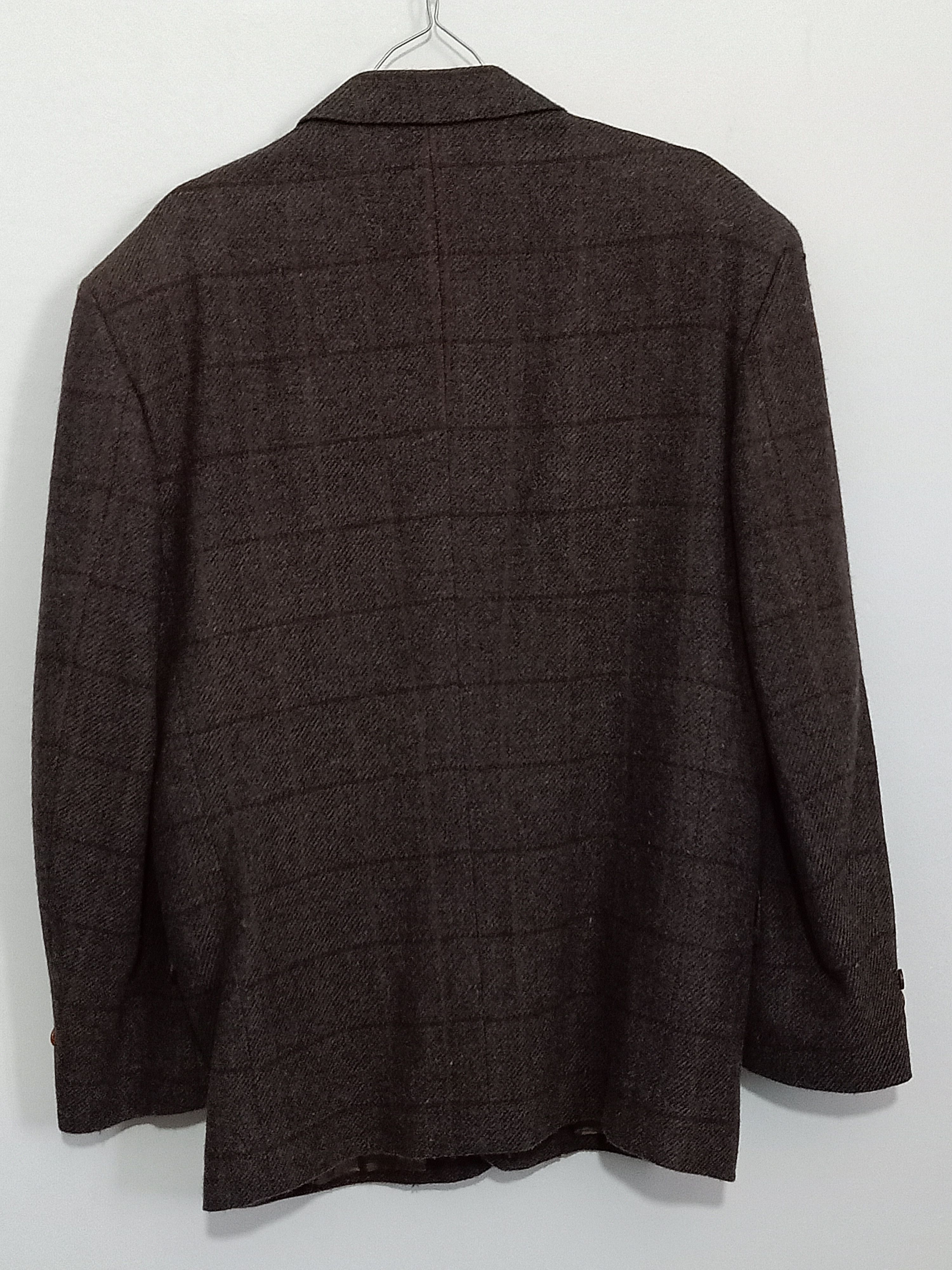 Burberry Burberry Blazer wool jacket checkred M slim style Size US M / EU 48-50 / 2 - 2 Thumbnail