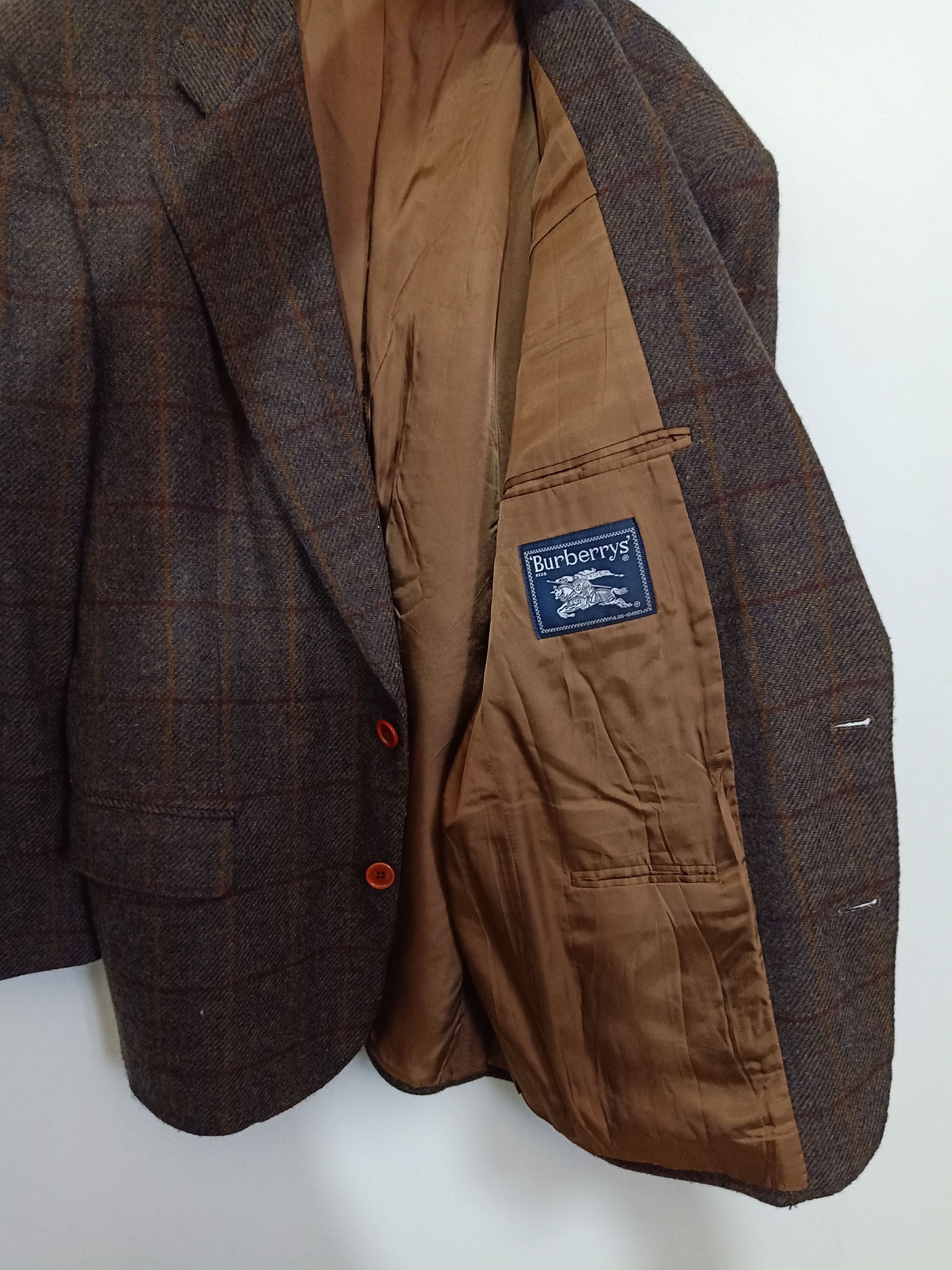 Burberry Burberry Blazer wool jacket checkred M slim style Size US M / EU 48-50 / 2 - 7 Thumbnail