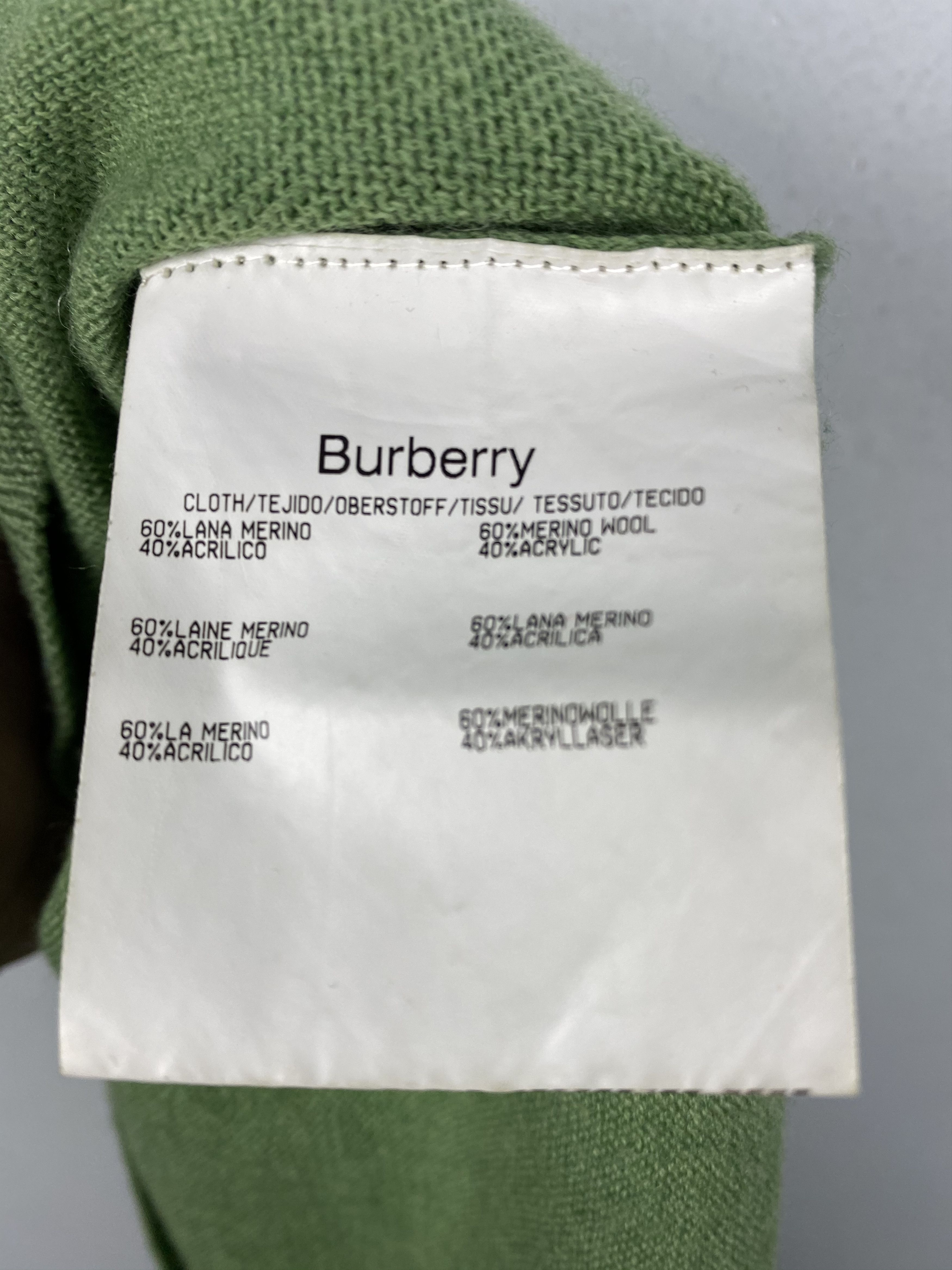 Burberry 🔥 Burberry Wool Sweater jumper vneck small v neck Size US S / EU 44-46 / 1 - 4 Thumbnail