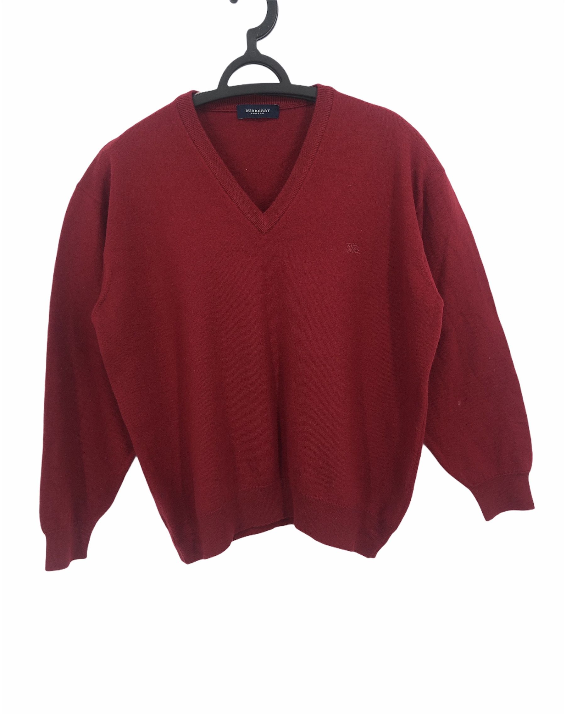 Burberry Vintage Burberry london sweater jumper v neck Size US M / EU 48-50 / 2 - 1 Thumbnail