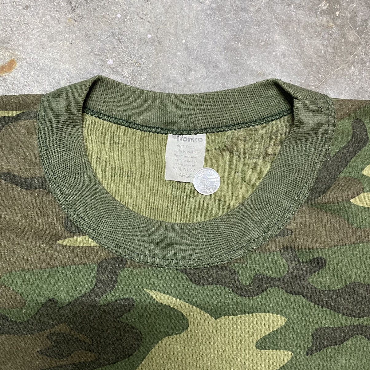 TRUE VINTAGE 80’s ROTHCO ARMY CAMO LONGSLEEVE T SHIRT