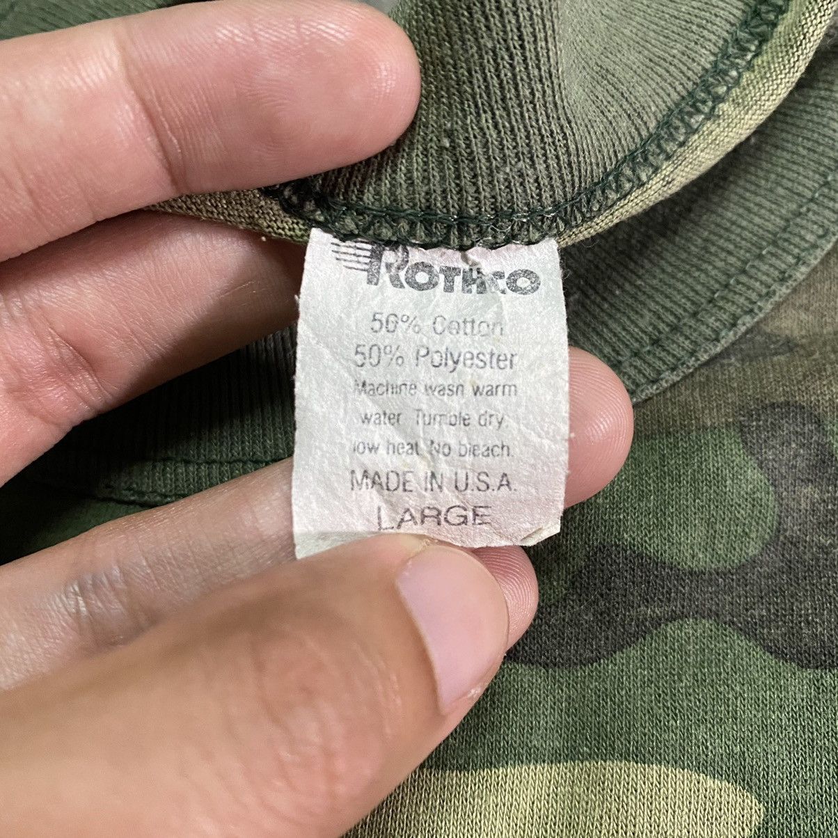 TRUE VINTAGE 80’s ROTHCO ARMY CAMO LONGSLEEVE T SHIRT