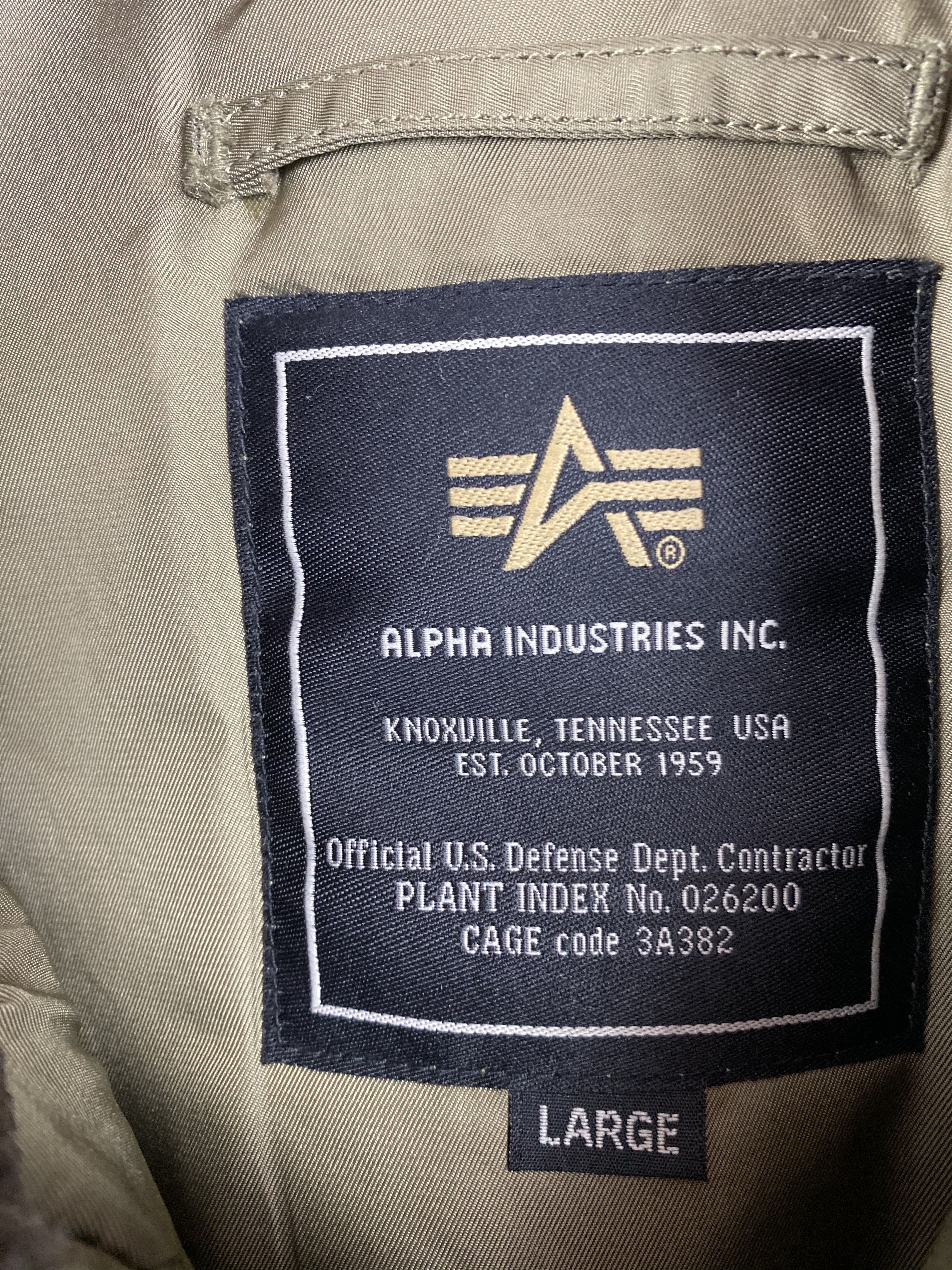 Alpha Industries 🔥 parka puffy ALPHA INDUSTRIES nylon down JACKET HOODED Size US XL / EU 56 / 4 - 4 Thumbnail