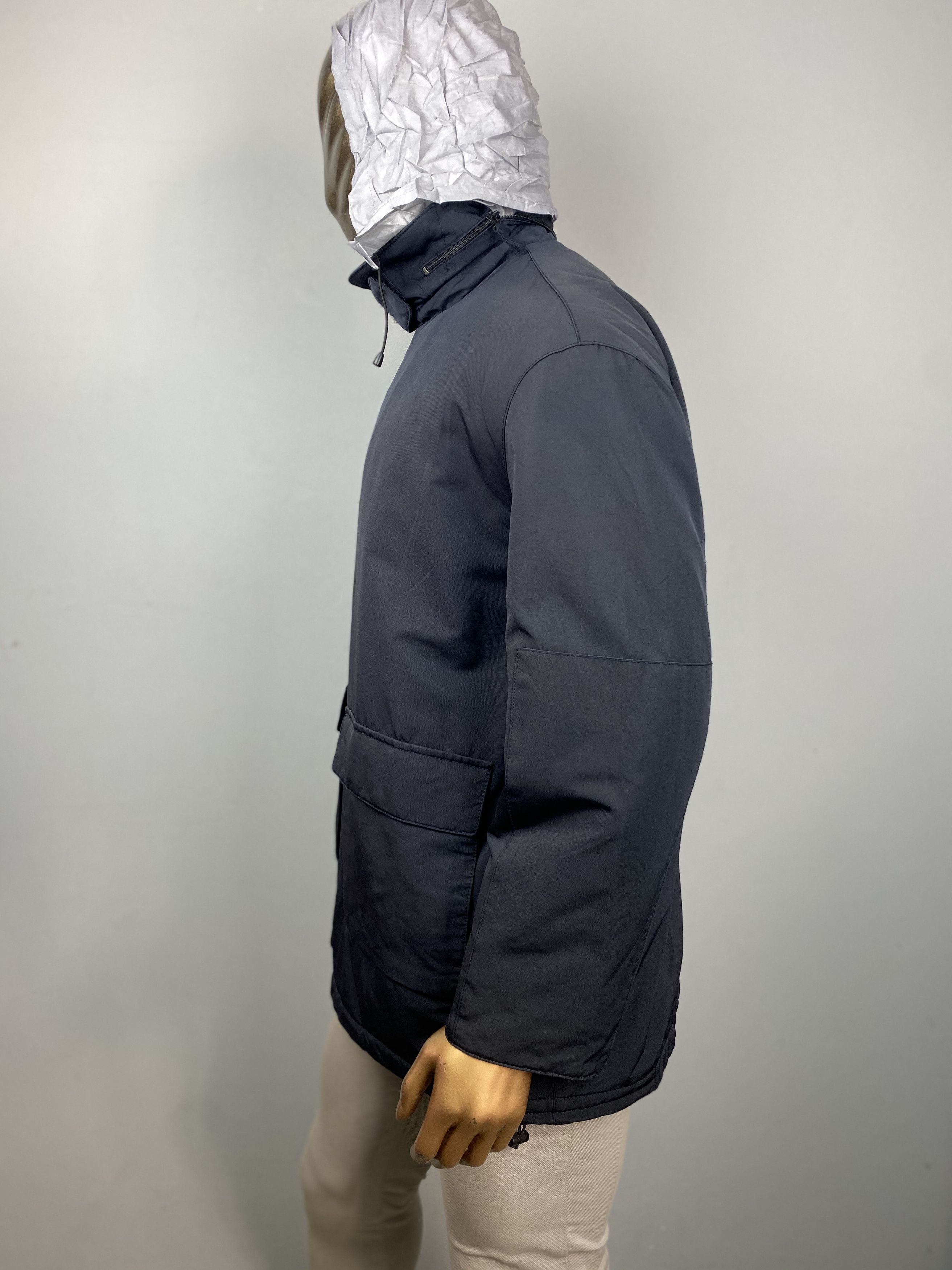 Yves Saint Laurent Yves saint laurent ysl jacket waterproof xl hooded chrome Size US XL / EU 56 / 4 - 1 Thumbnail