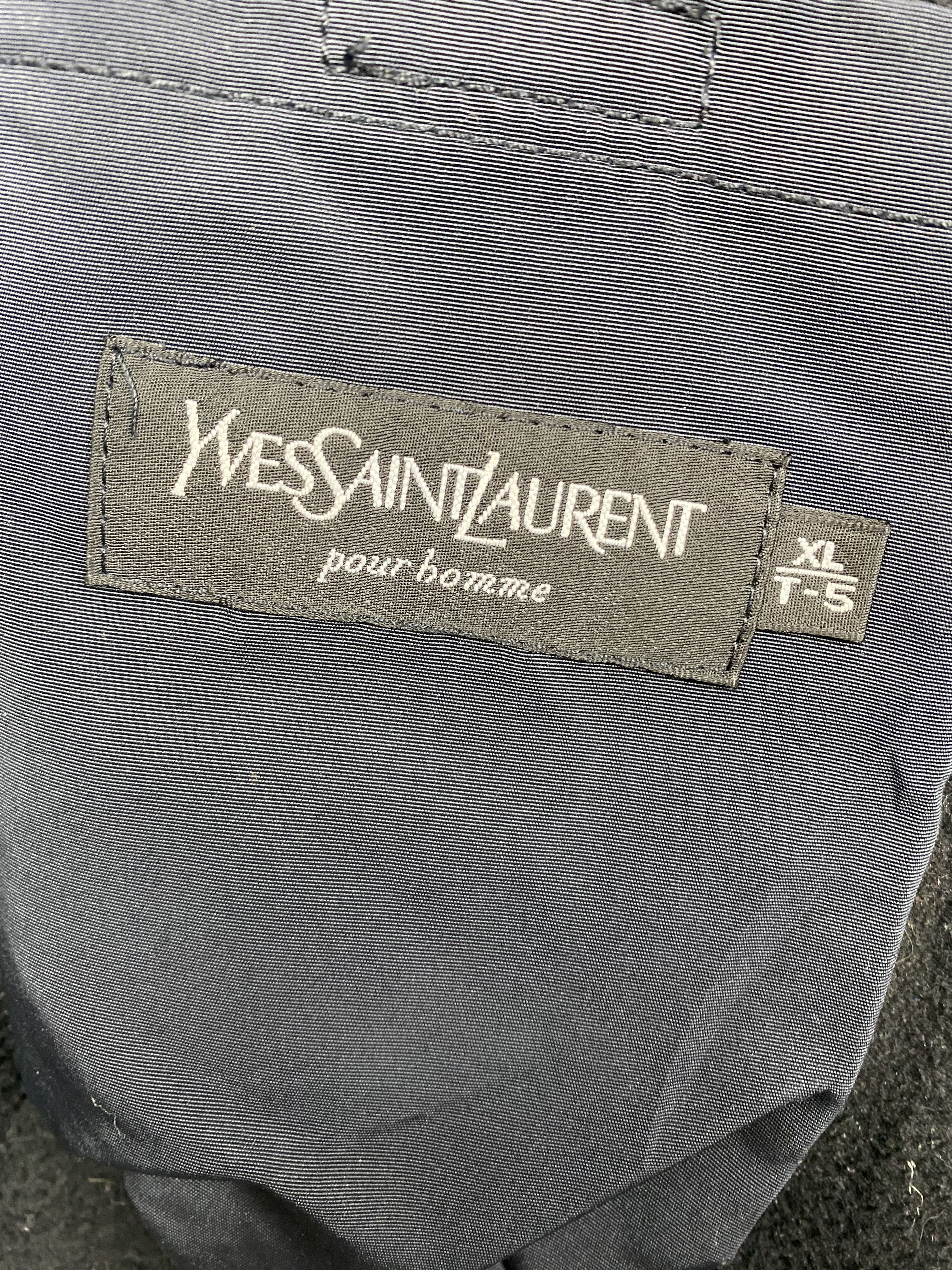Yves Saint Laurent Yves saint laurent ysl jacket waterproof xl hooded chrome Size US XL / EU 56 / 4 - 5 Thumbnail