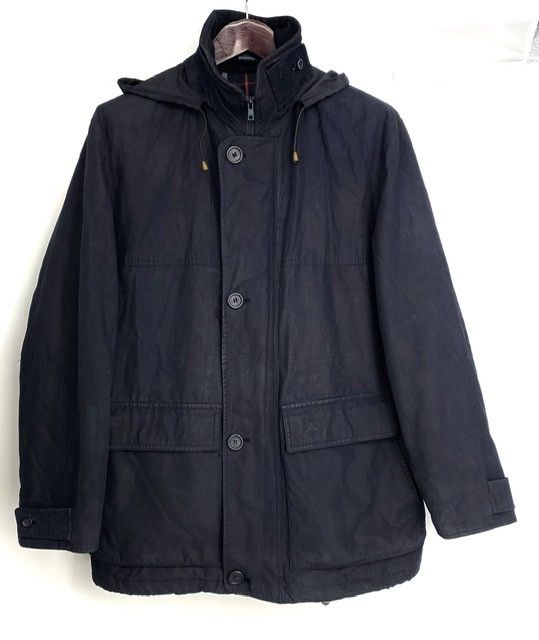 Burberry Rare Burberry vintage navy Hooded Jacket M Size US M / EU 48-50 / 2 - 5 Thumbnail