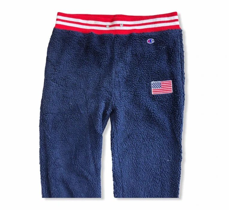 Champion Vintage Champion American Flag Fleece Jogger Pant Size US 34 / EU 50 - 2 Thumbnail