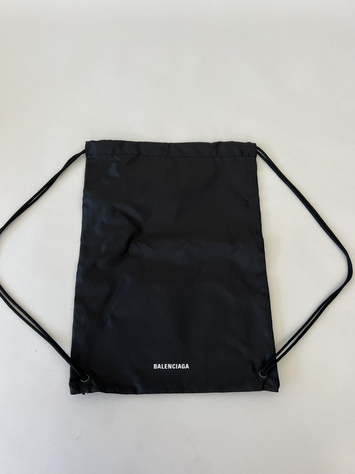 Balenciaga Balenciaga Nylon Drawstring Backpack Bag Size ONE SIZE - 2 Thumbnail