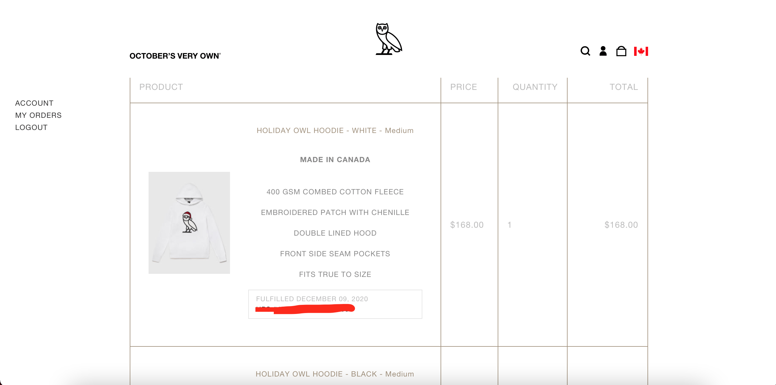 October's Very Own OVO HOLIDAY OWL HOODIE SANTA CHRISTMAS 🎅🏻🦉🔥 Size US L / EU 52-54 / 3 - 6 Thumbnail