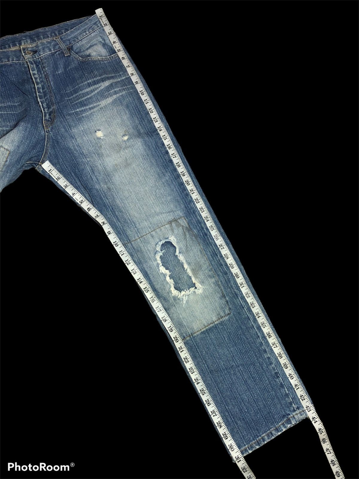 Other WASHED⚡️DISTRESSED PATCHES DENIM Size US 34 / EU 50 - 8 Thumbnail