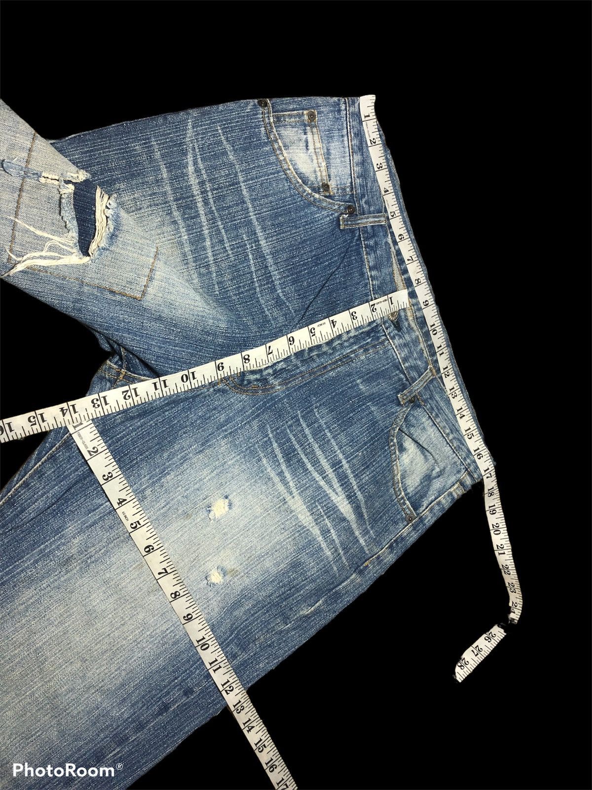Other WASHED⚡️DISTRESSED PATCHES DENIM Size US 34 / EU 50 - 6 Thumbnail