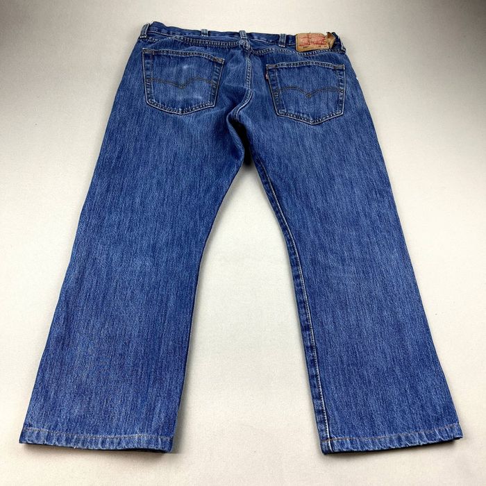 Levi's Levis 501 Jeans 38x28 Blue Original Fit Straight Dark Wash | Grailed