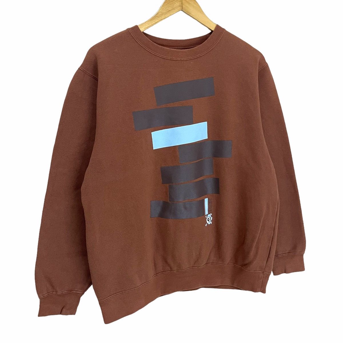 Stussy × Vintage 💥 STUSSY OLDSKOOL CREWNECK PULLOVER SWEATSHIRT Size US M / EU 48-50 / 2 - 2 Thumbnail