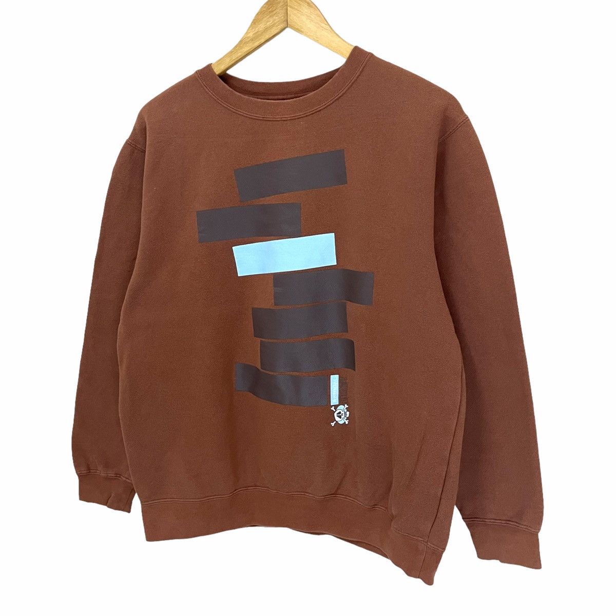 Stussy × Vintage 💥 STUSSY OLDSKOOL CREWNECK PULLOVER SWEATSHIRT Size US M / EU 48-50 / 2 - 3 Thumbnail