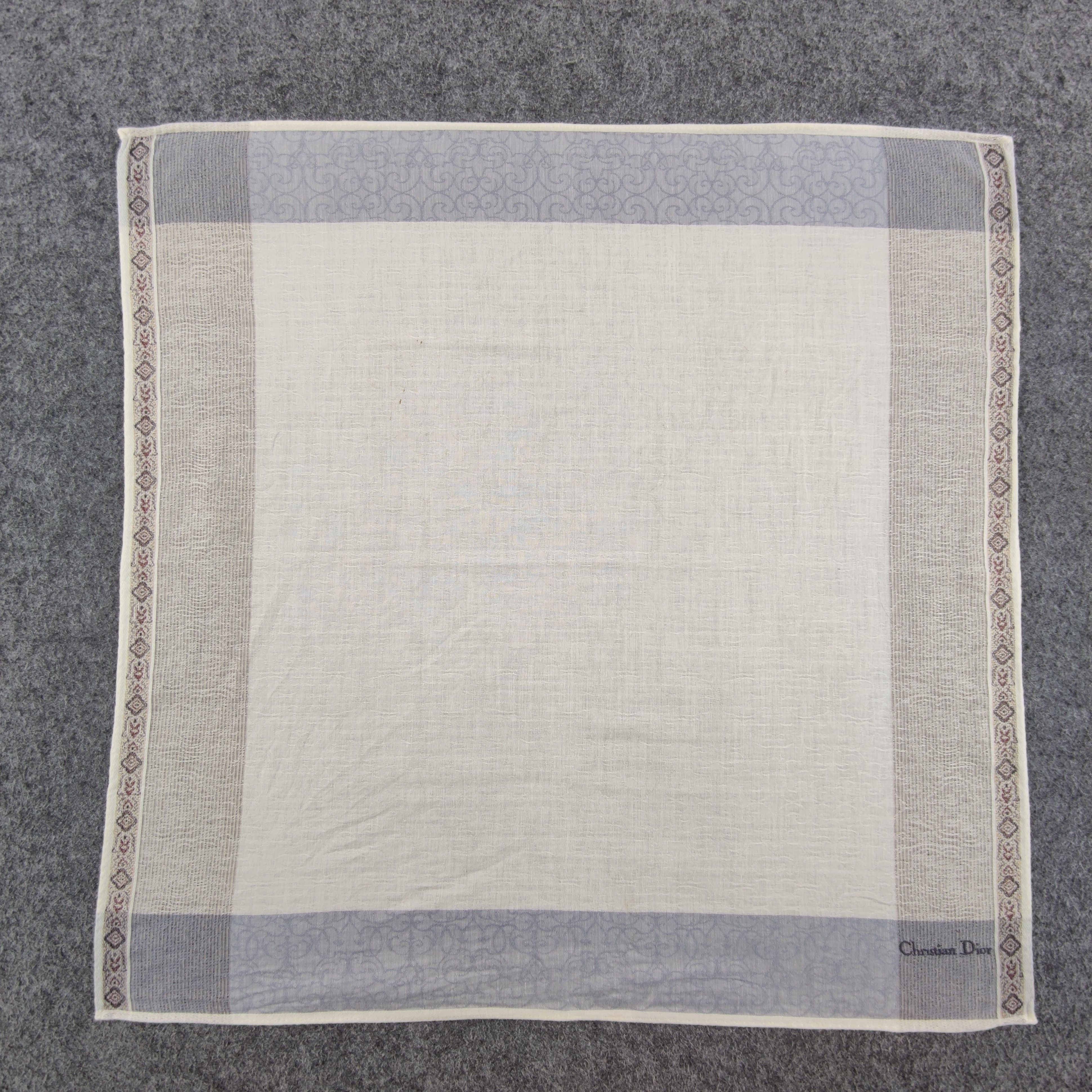 Vintage ChRisTian DiOr Handkerchief/Neckerchief/Bandana Size ONE SIZE - 2 Thumbnail