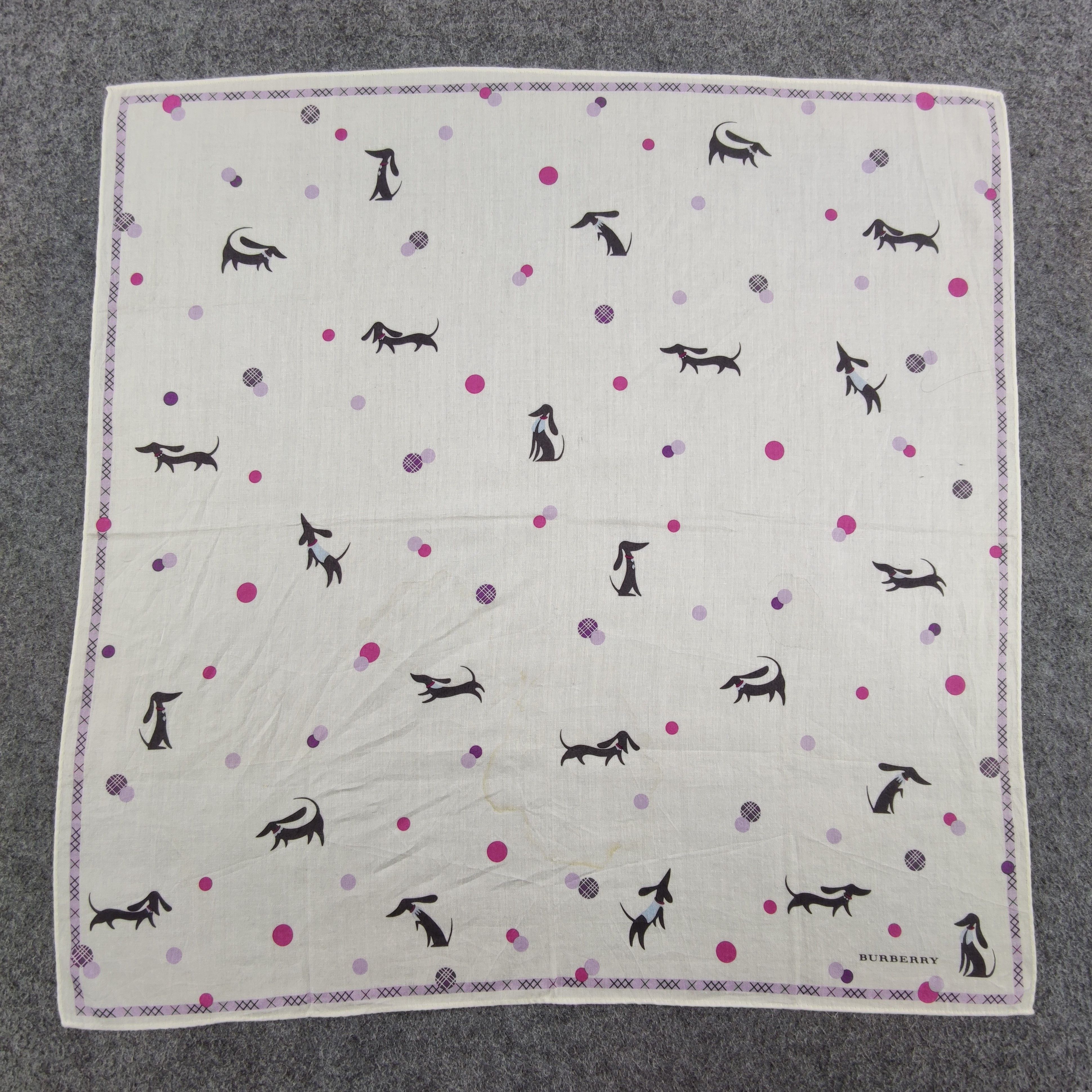 Burberry Burberry Handkerchief/Neckerchief/Bandana HC453 Size ONE SIZE - 2 Thumbnail