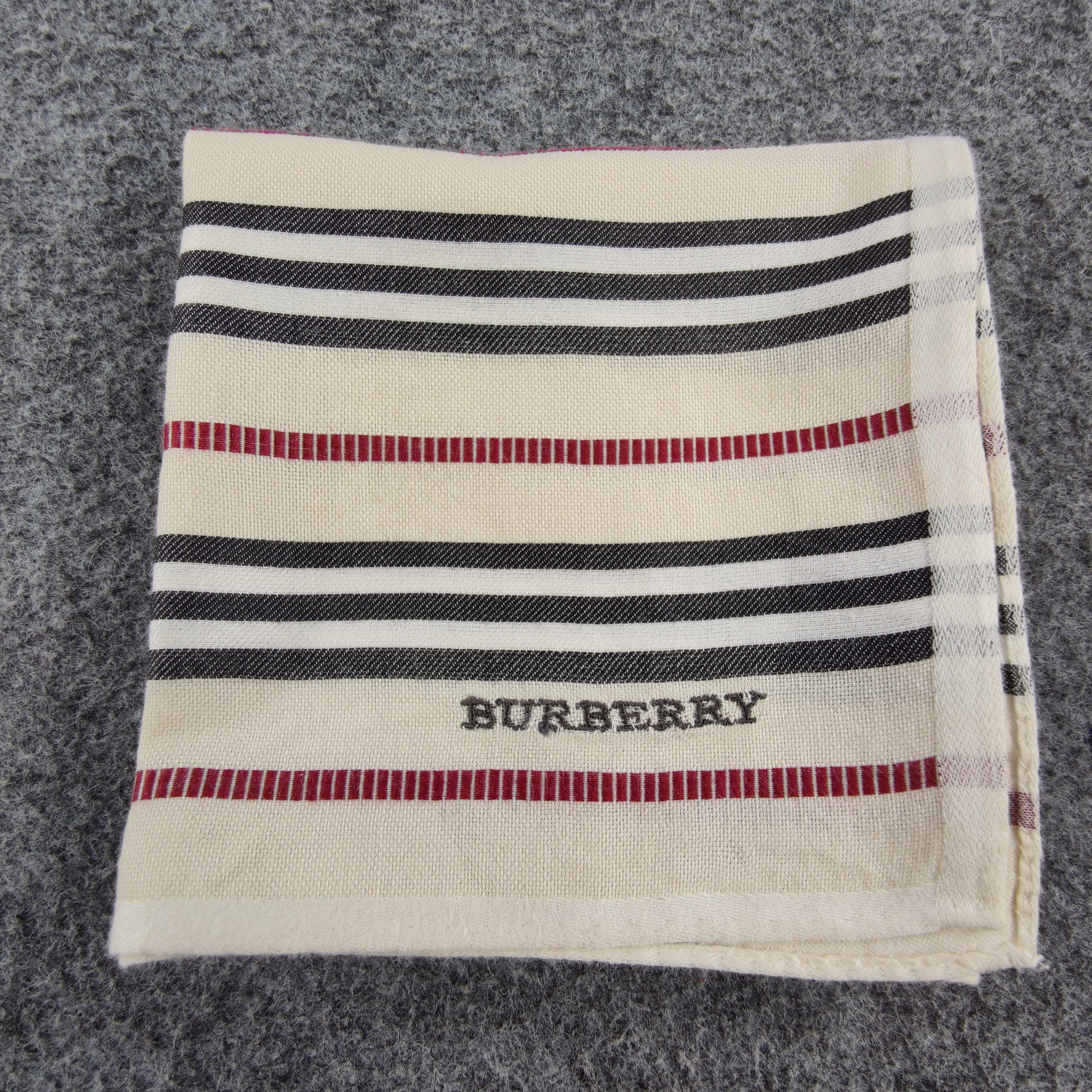 Burberry × Vintage Burberry Handkerchief/Neckerchief/Bandana HC458 Size ONE SIZE - 2 Thumbnail