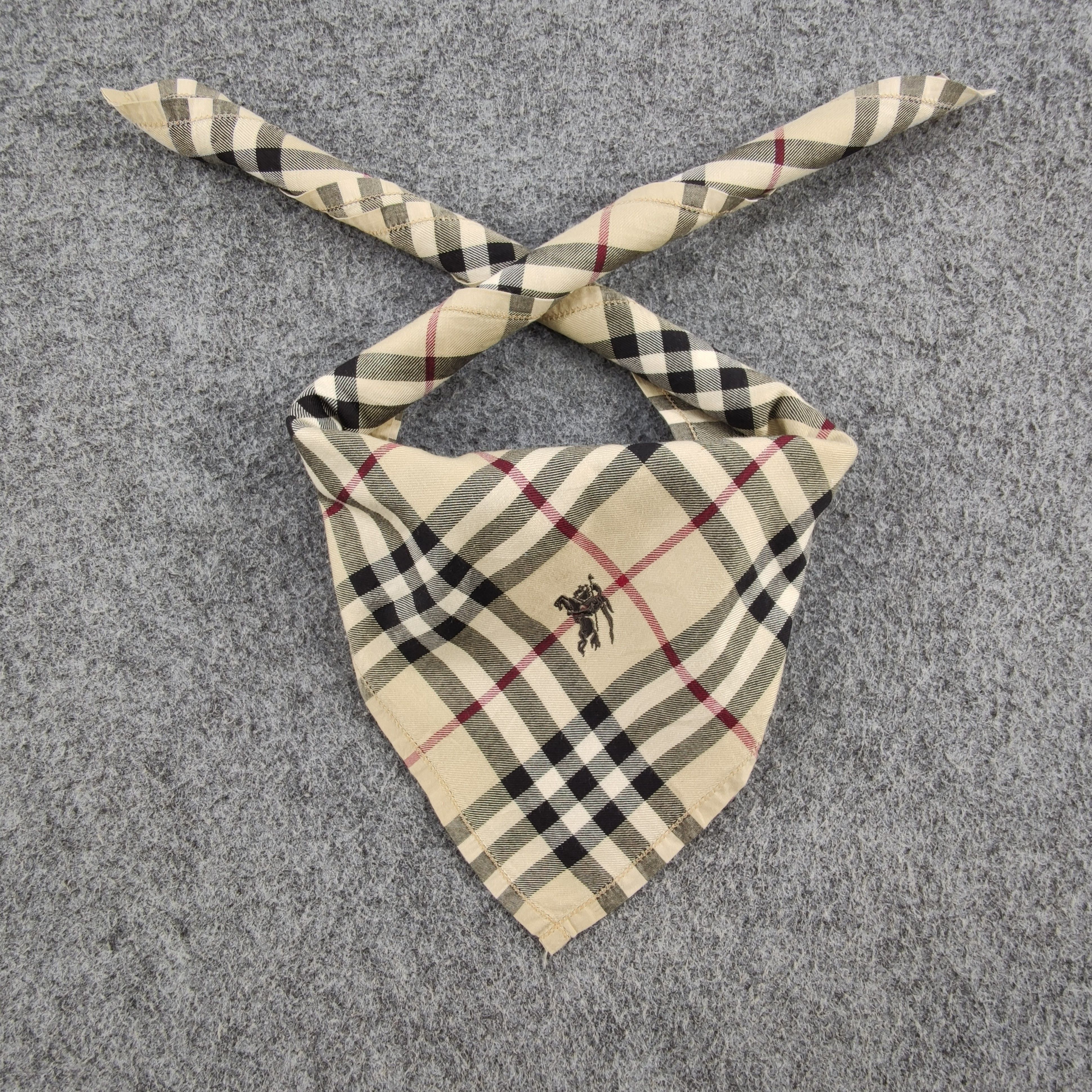 Burberry × Vintage Burberry Handkerchief/Neckerchief/Bandana Size ONE SIZE - 1 Thumbnail