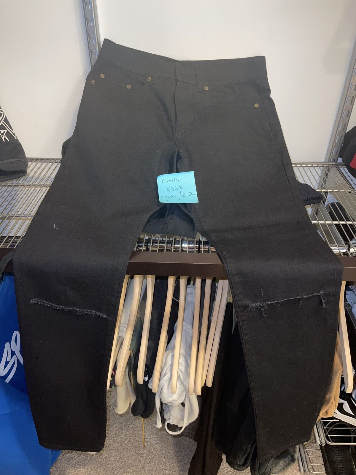 Saint Laurent Paris Saint Laurent Paris Distressed D02 Denim Size US 34 / EU 50 - 1 Thumbnail