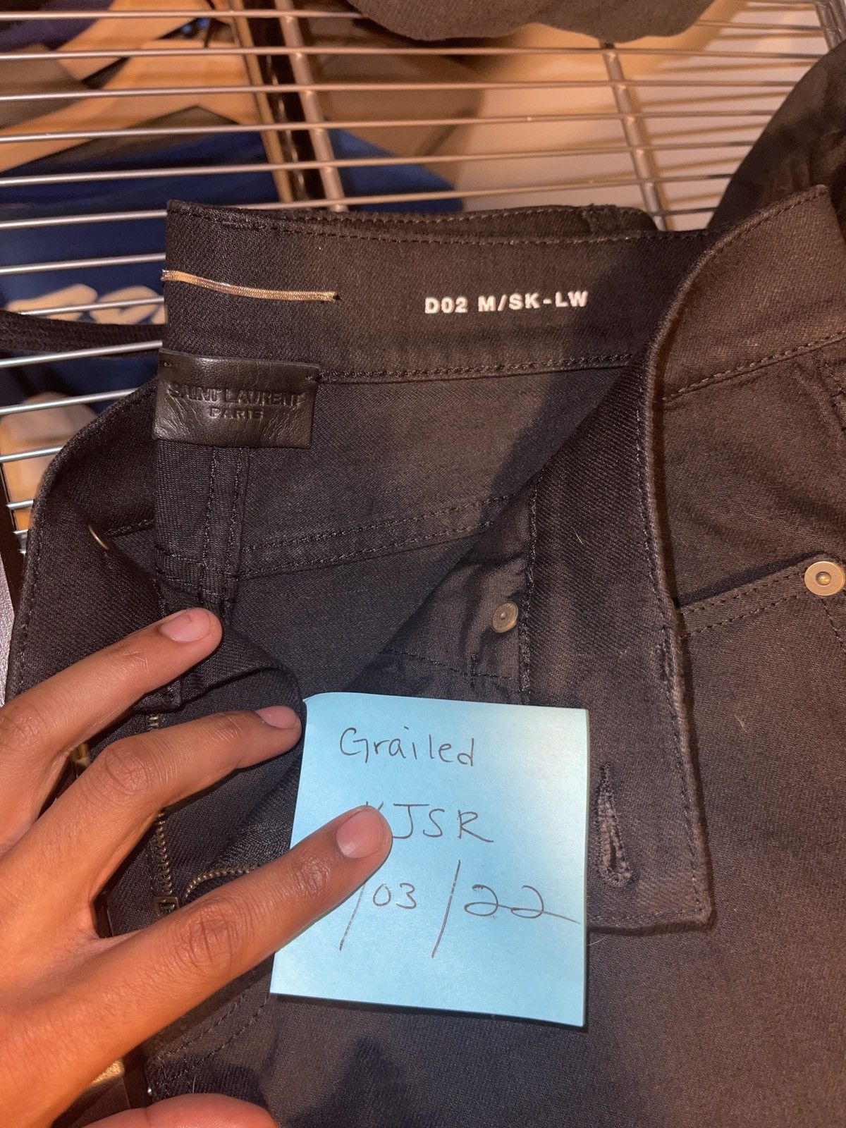 Saint Laurent Paris Saint Laurent Paris Distressed D02 Denim Size US 34 / EU 50 - 4 Thumbnail
