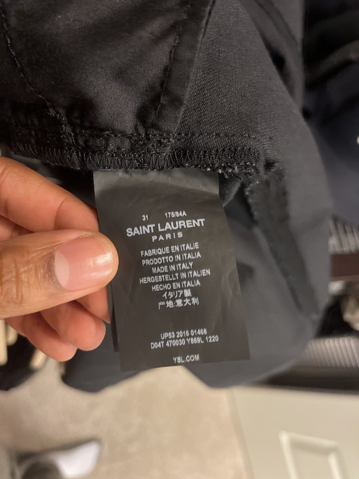 Saint Laurent Paris Saint Laurent Paris Distressed D02 Denim Size US 34 / EU 50 - 7 Thumbnail