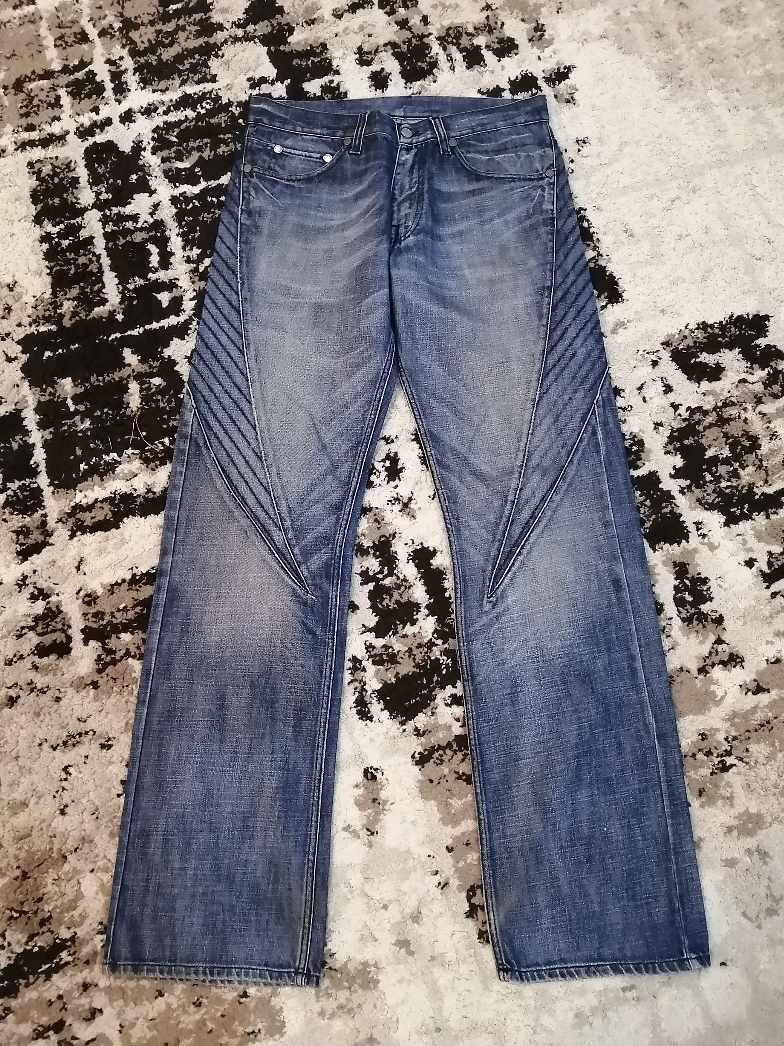 Michiko Koshino London Vintage Yen Jeans X Michiko Koshino Distressed Jeans Size US 35 - 18 Thumbnail