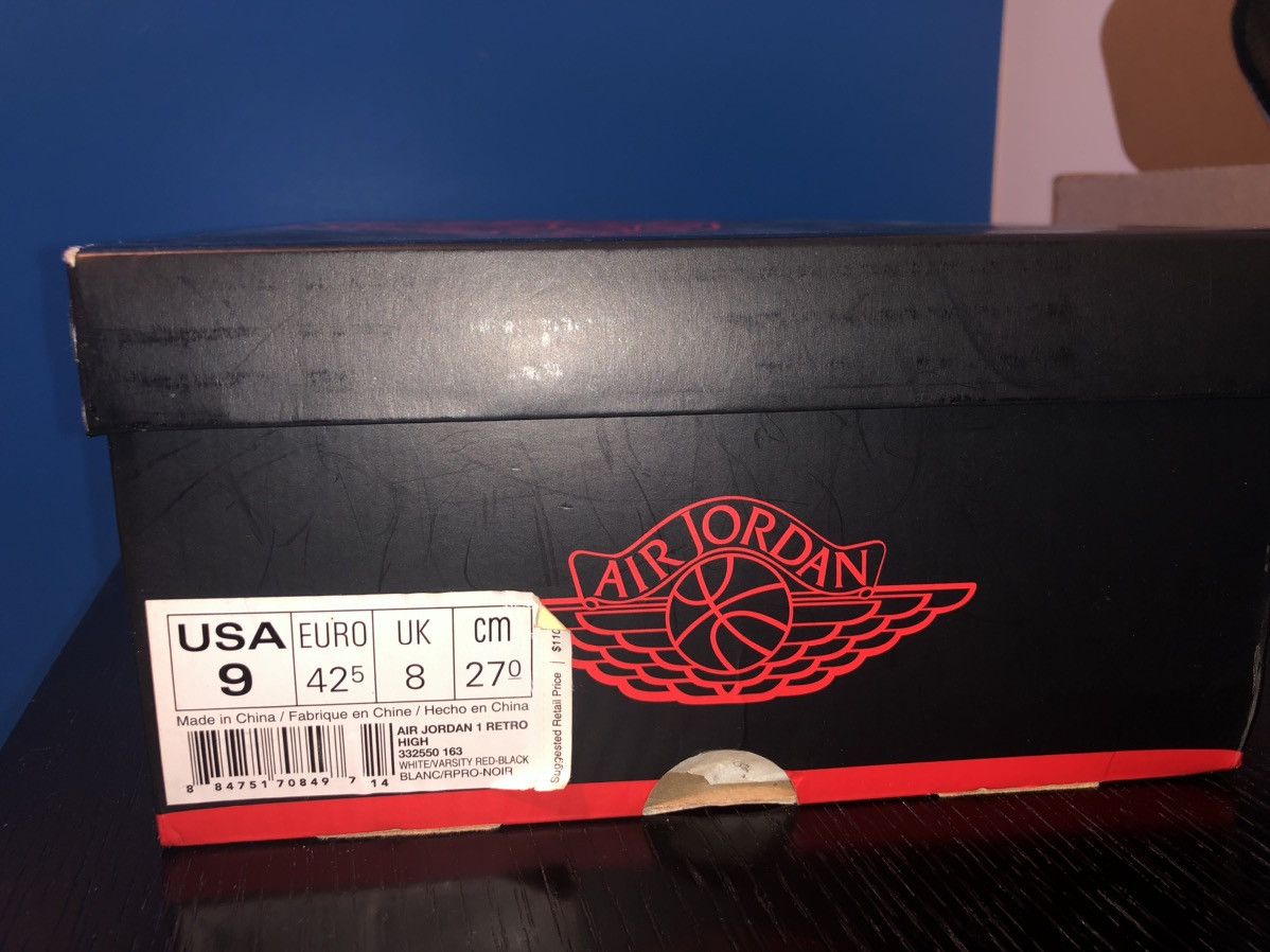 Jordan Brand × Nike Jordan 1 Retro Chicago 2013 Size US 9 / EU 42 - 11 Thumbnail