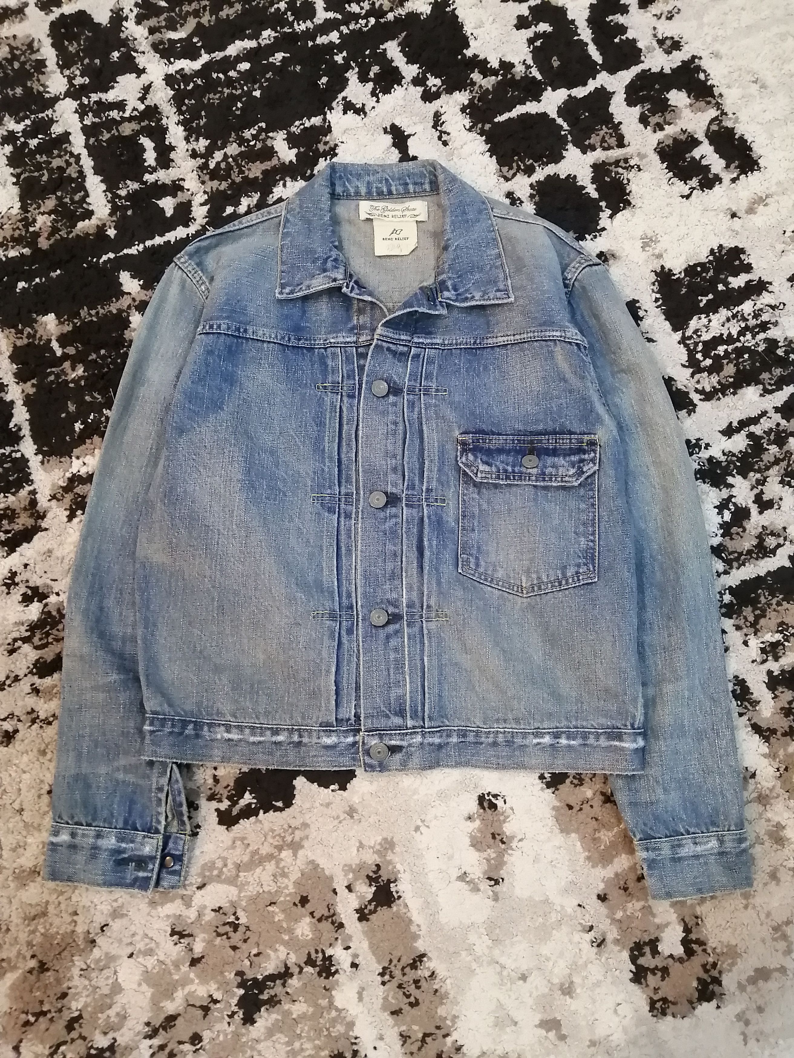 Remi Relief Remi Relief Used Look Denim Jacket Size US S / EU 44-46 / 1 - 18 Thumbnail