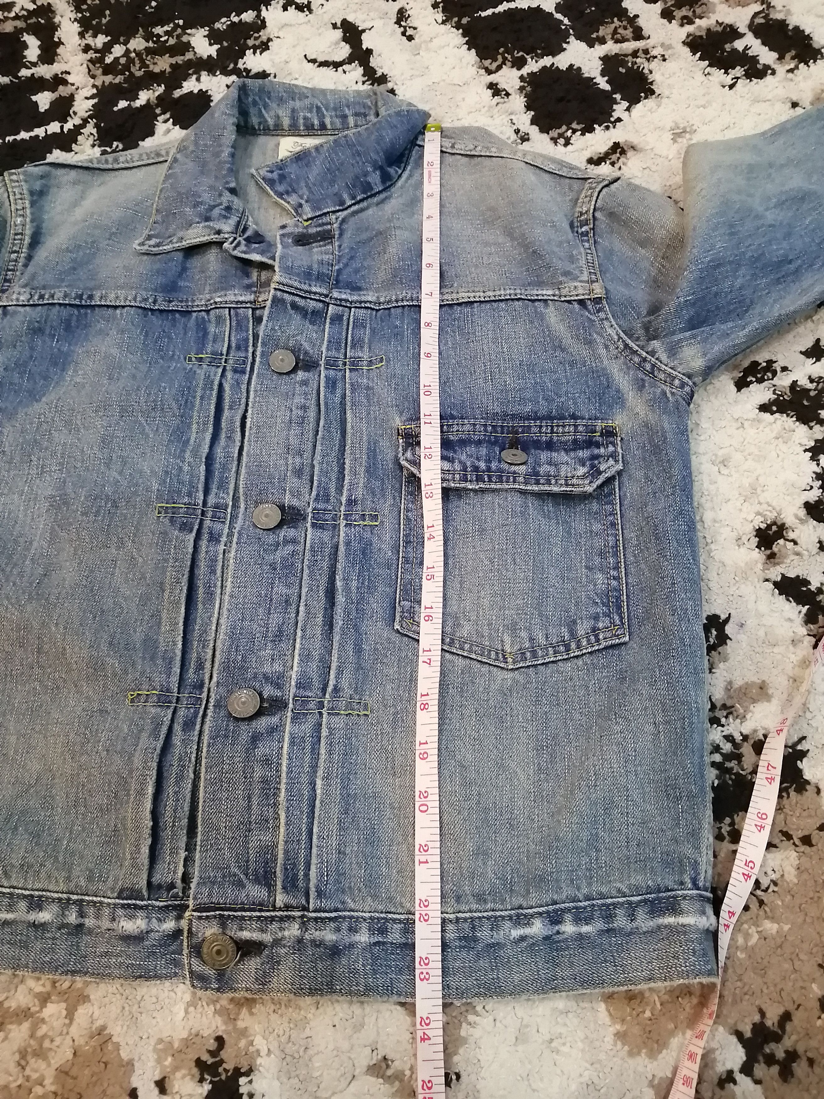 Remi Relief Remi Relief Used Look Denim Jacket Size US S / EU 44-46 / 1 - 14 Thumbnail
