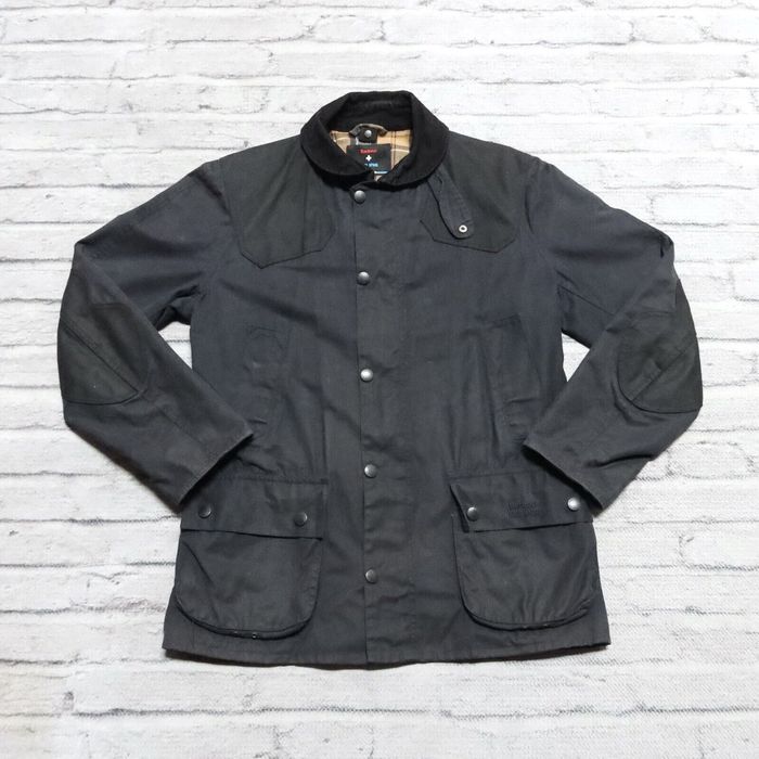 Barbour RARE Barbour x Jack Spade Hopper Waxed Jacket Wax Coat Liner M