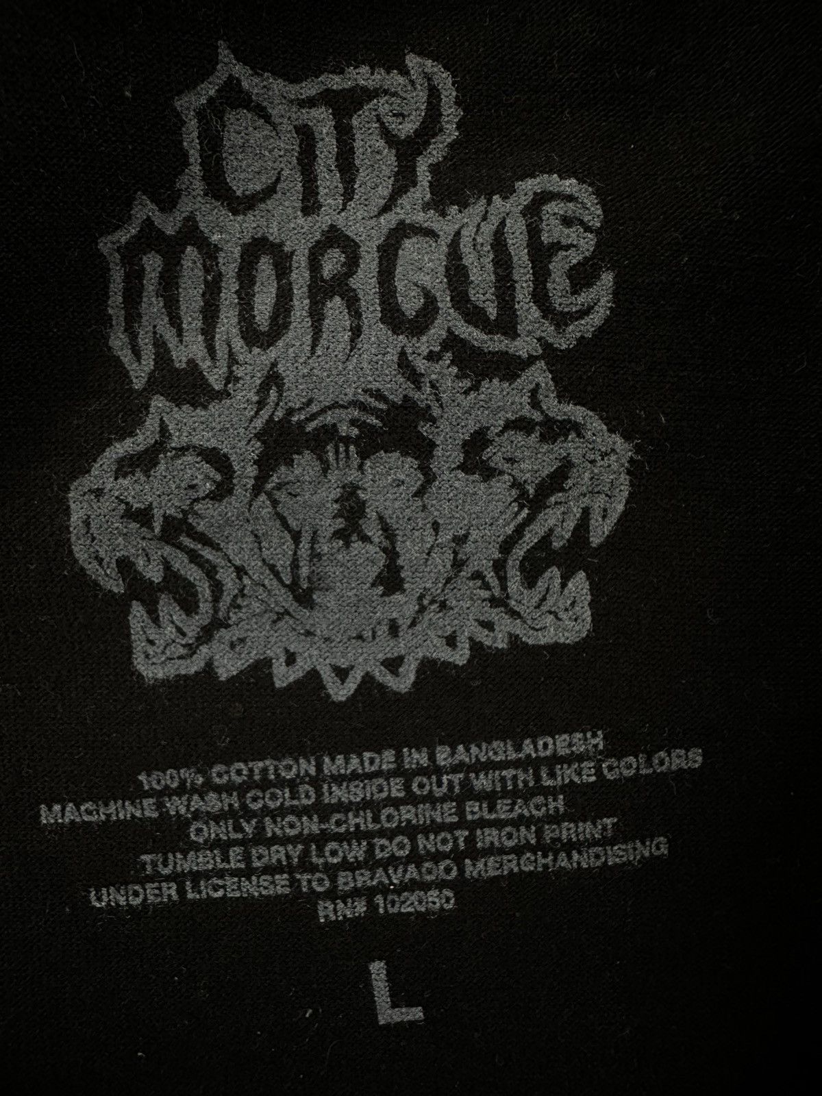 Other City Morgue Bottom Of The Barrel US Tour Dog Tee Black Large Size US L / EU 52-54 / 3 - 3 Thumbnail