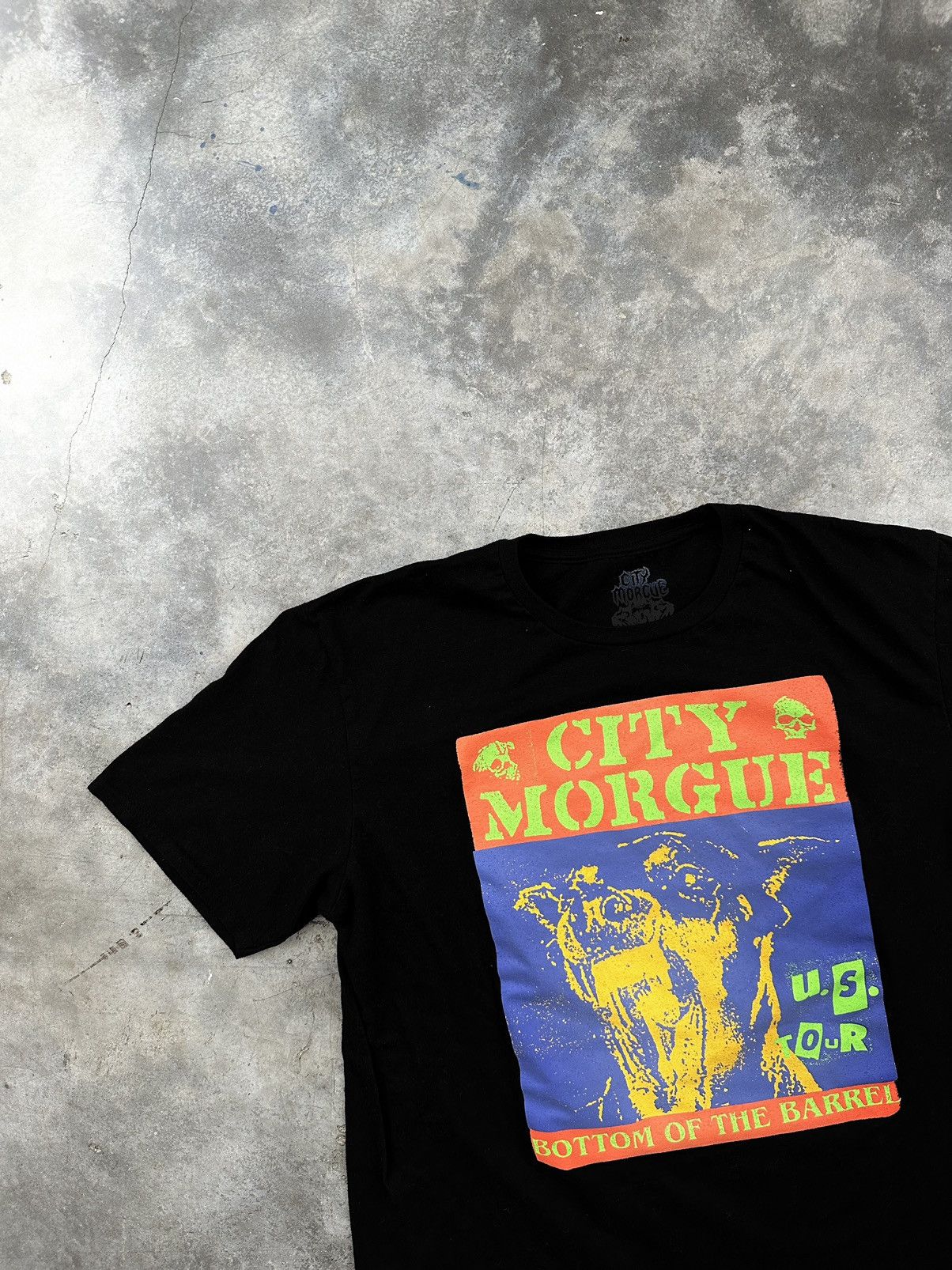 Other City Morgue Bottom Of The Barrel US Tour Dog Tee Black Large Size US L / EU 52-54 / 3 - 2 Thumbnail