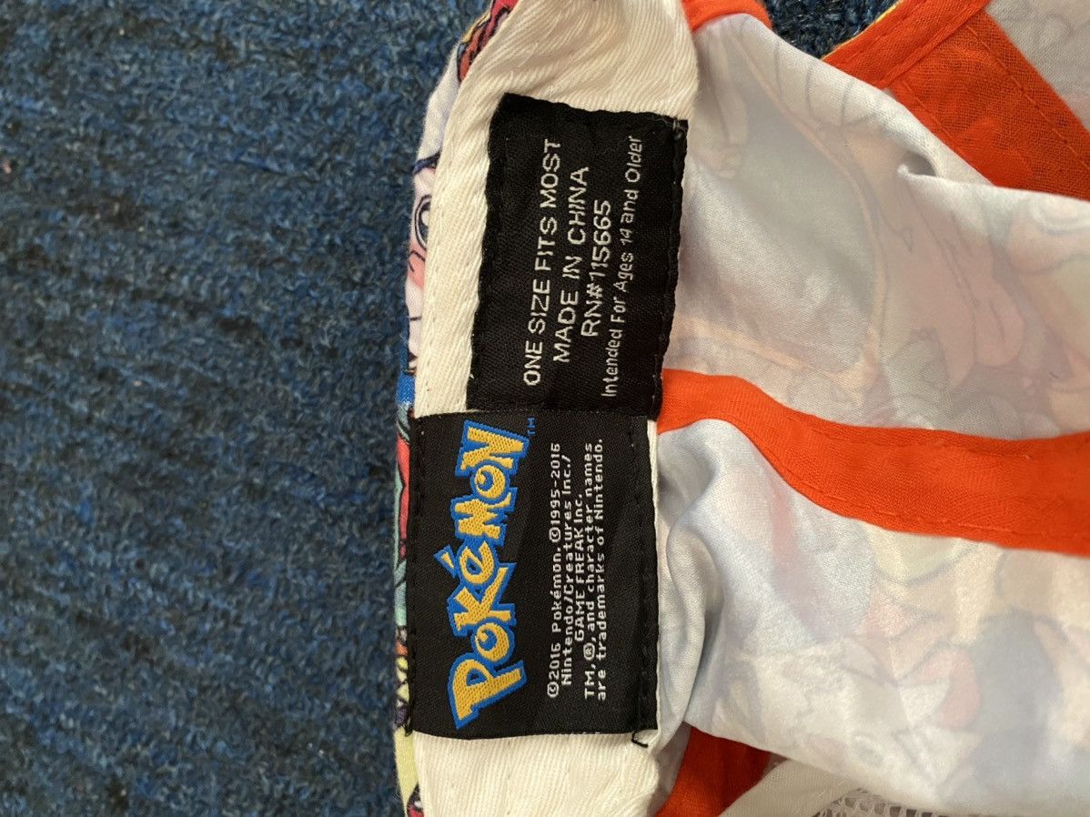 Pokemon Pokemon Original Nintendo Snapback Hat All Over Print Size ONE SIZE - 7 Thumbnail