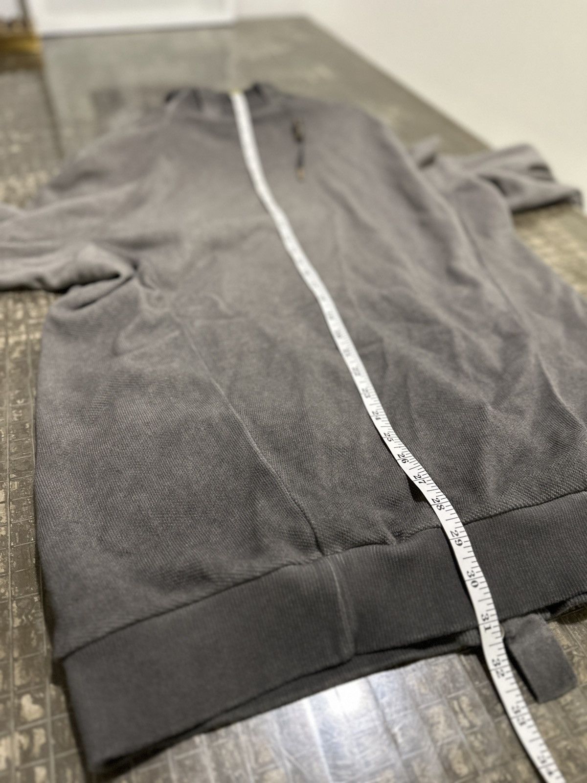 Boris Bidjan Saberi Zipper 1 - Faded Dark Grey - Resin Dyed Size US XXL / EU 58 / 5 - 9 Thumbnail