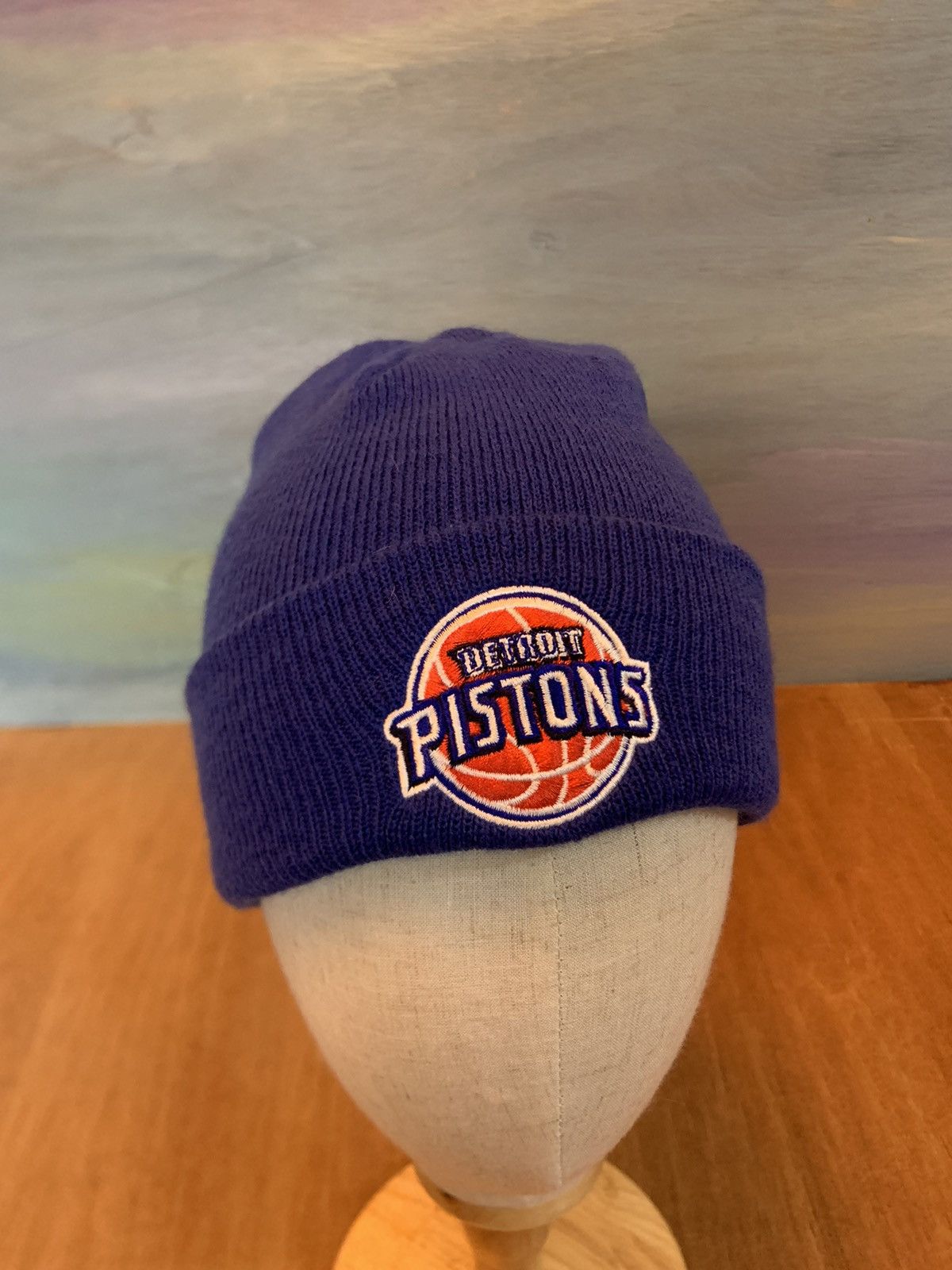 Adidas Detroit Pistons Beanie Adidas Blue Hat Grailed