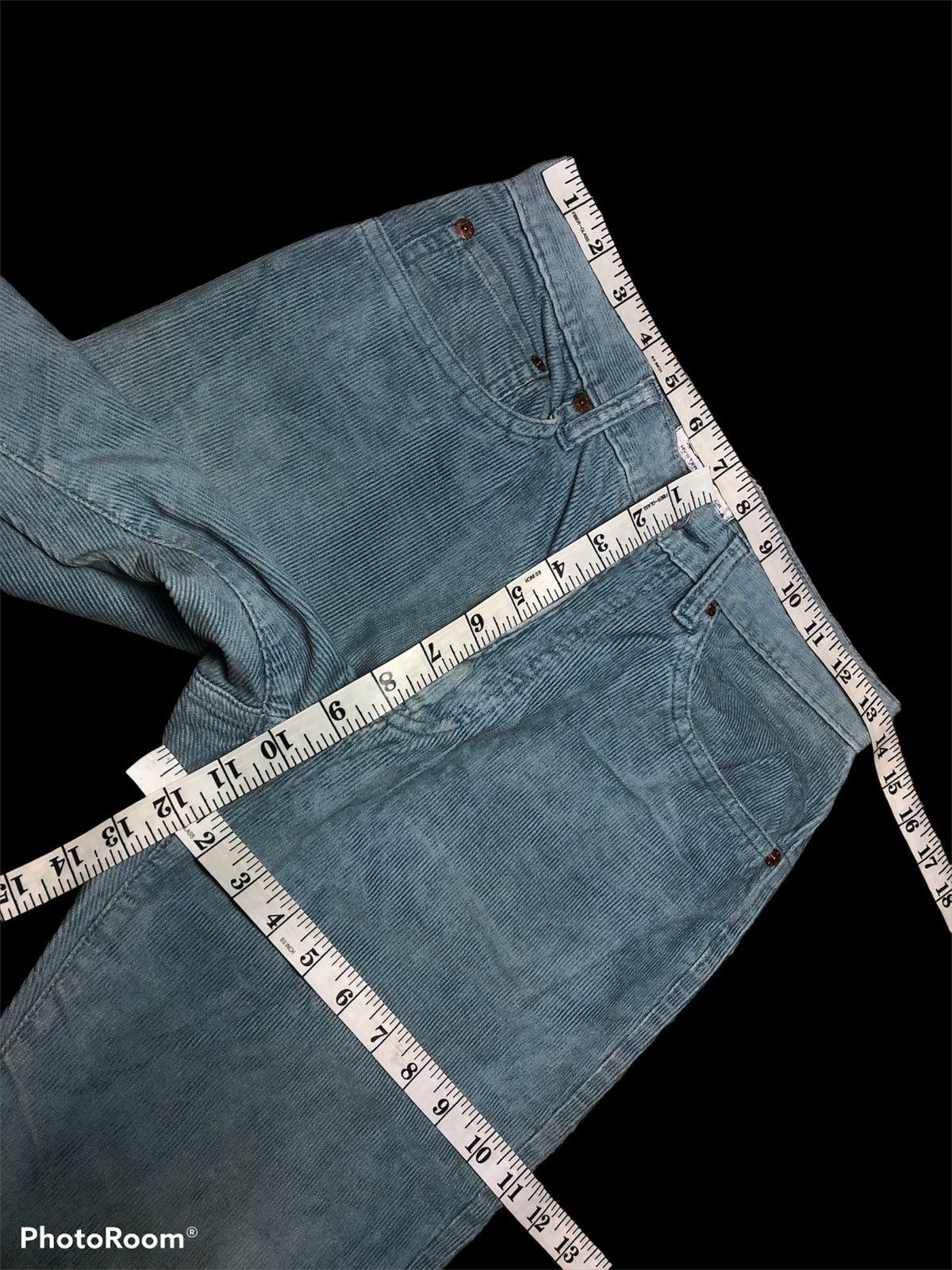 Hysteric Glamour HYSTERIC FADED BLUE CORDUROY DENIM Size US 27 - 4 Thumbnail