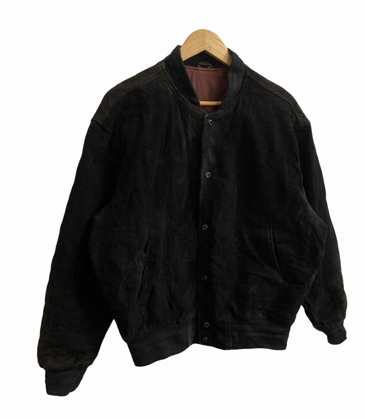 Japanese Brand × Leather Men’s Tenoras Suede Leather Varsity Jacket Size US M / EU 48-50 / 2 - 3 Thumbnail