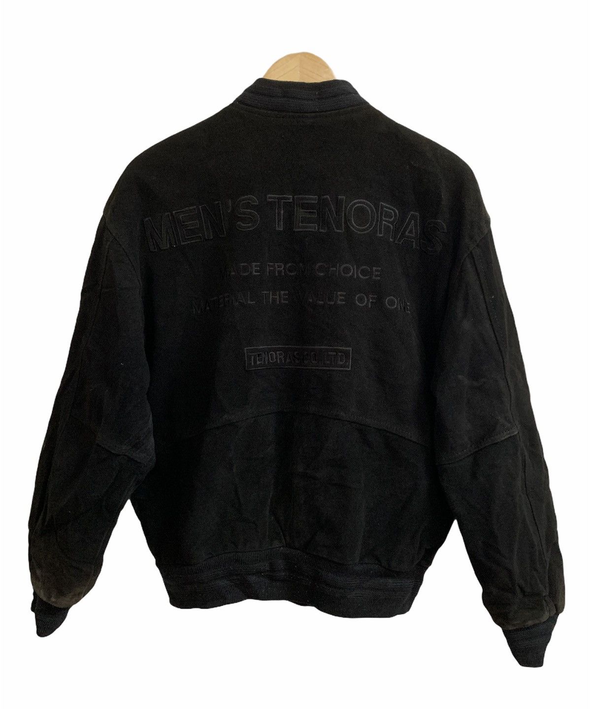 Japanese Brand × Leather Men’s Tenoras Suede Leather Varsity Jacket Size US M / EU 48-50 / 2 - 1 Thumbnail
