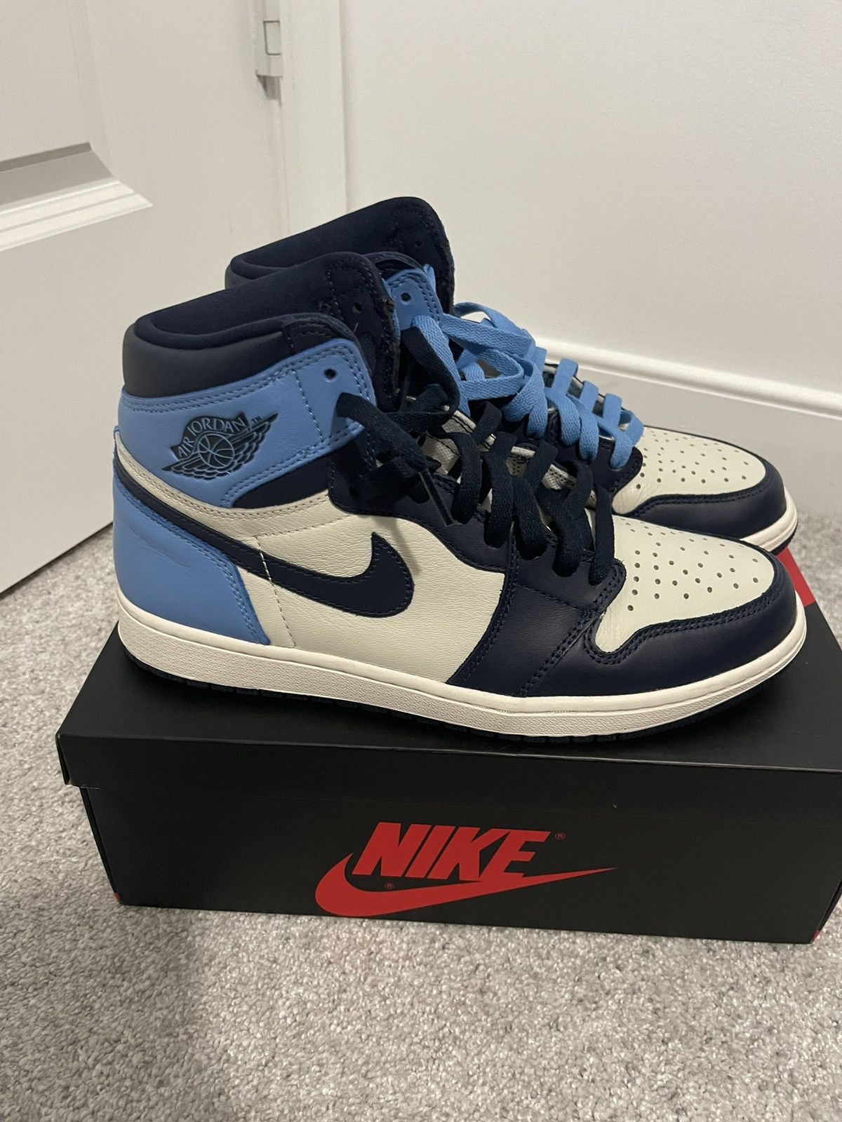 jordan 1 obsidian grailed
