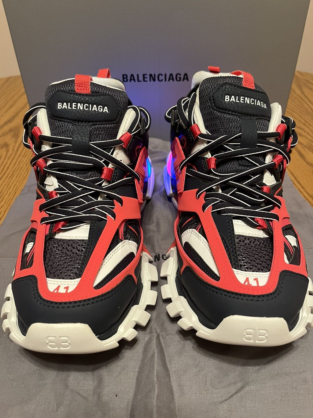 Balenciaga Balenciaga Track LED Sneaker Size US 8 / EU 41 - 2 Thumbnail
