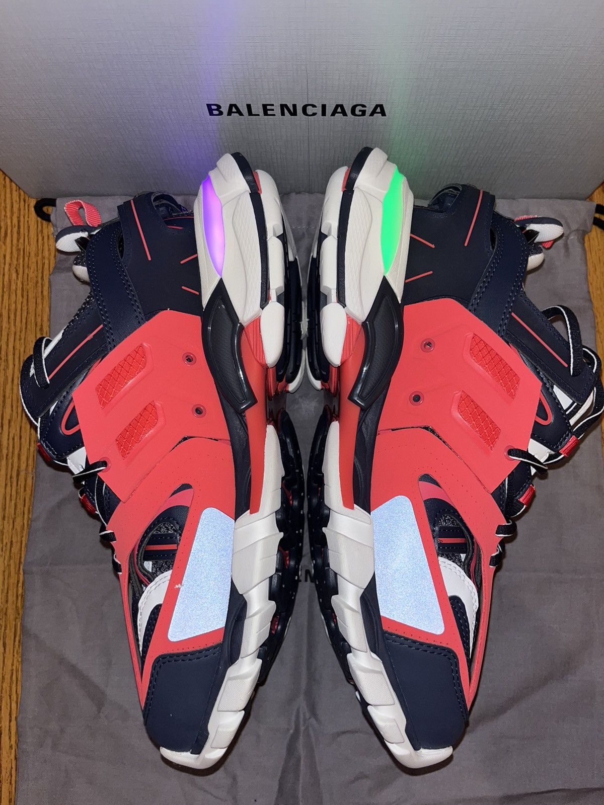 Balenciaga Balenciaga Track LED Sneaker Size US 8 / EU 41 - 3 Thumbnail