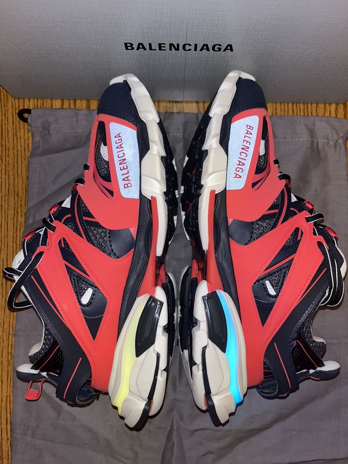 Balenciaga Balenciaga Track LED Sneaker Size US 8 / EU 41 - 4 Thumbnail