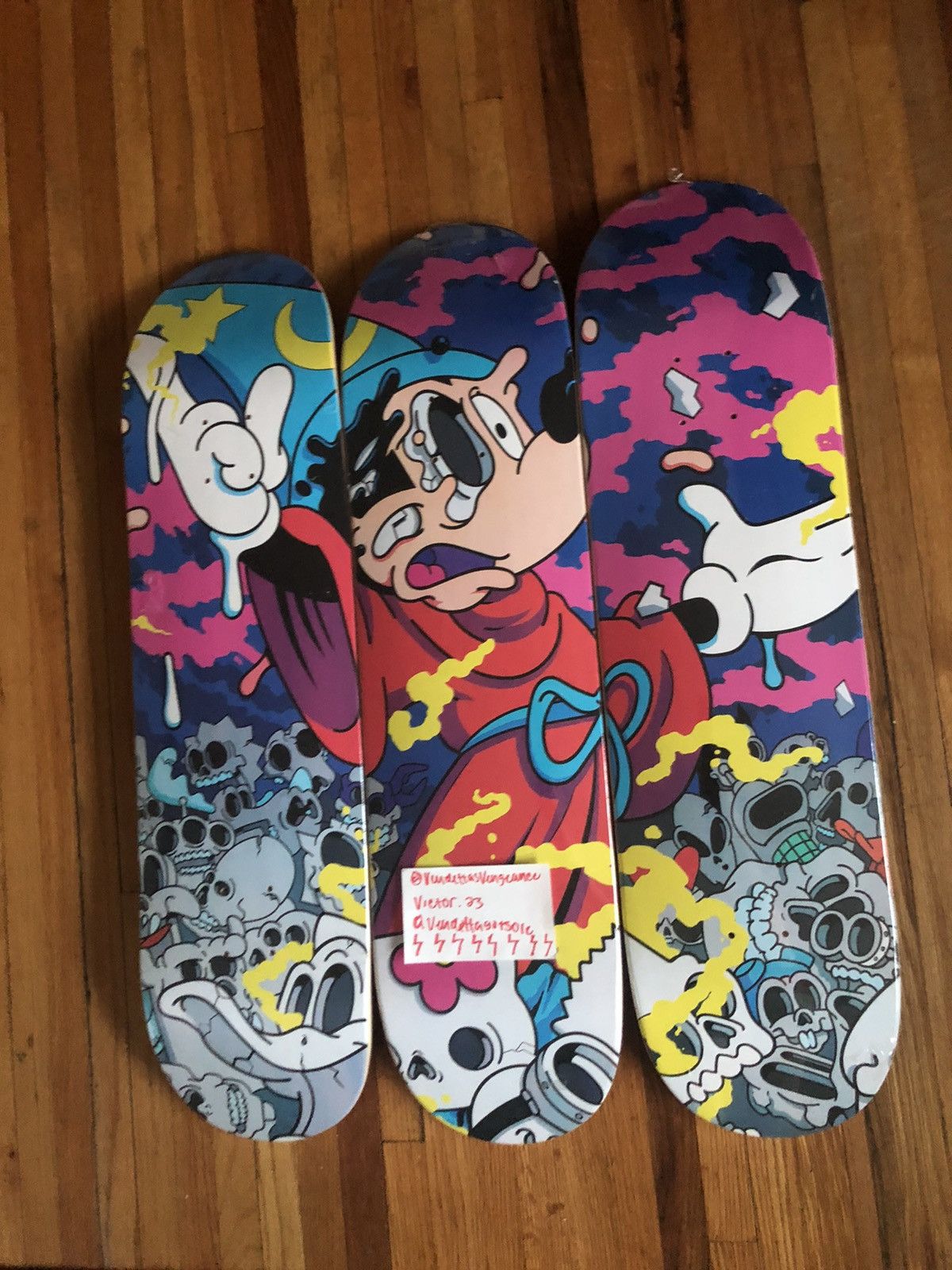 Matt Gondek Matt Gondek Deconstructed Mickey Mouse Skatedeck Set 1/250 Size ONE SIZE - 2 Thumbnail