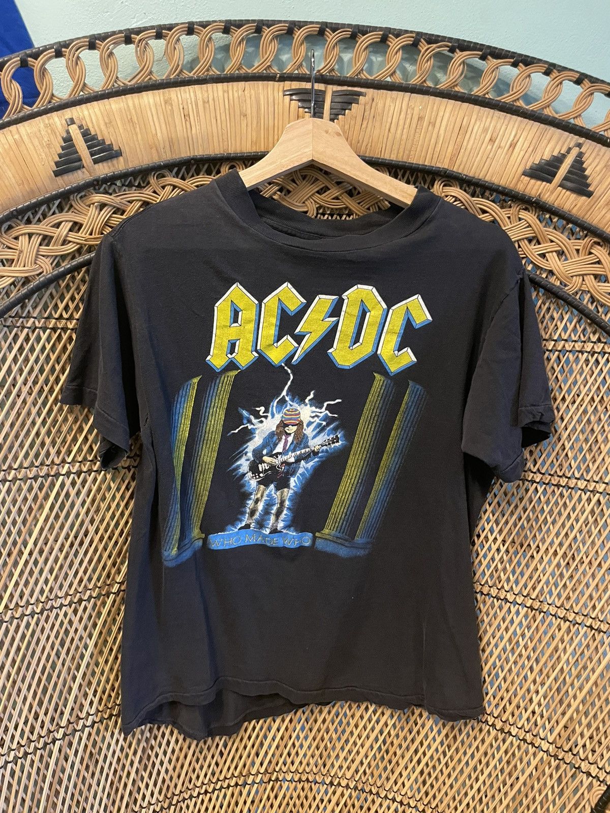 Vintage 1986 AC/DC Who Made Who Tour t shirt vintage | Grailed